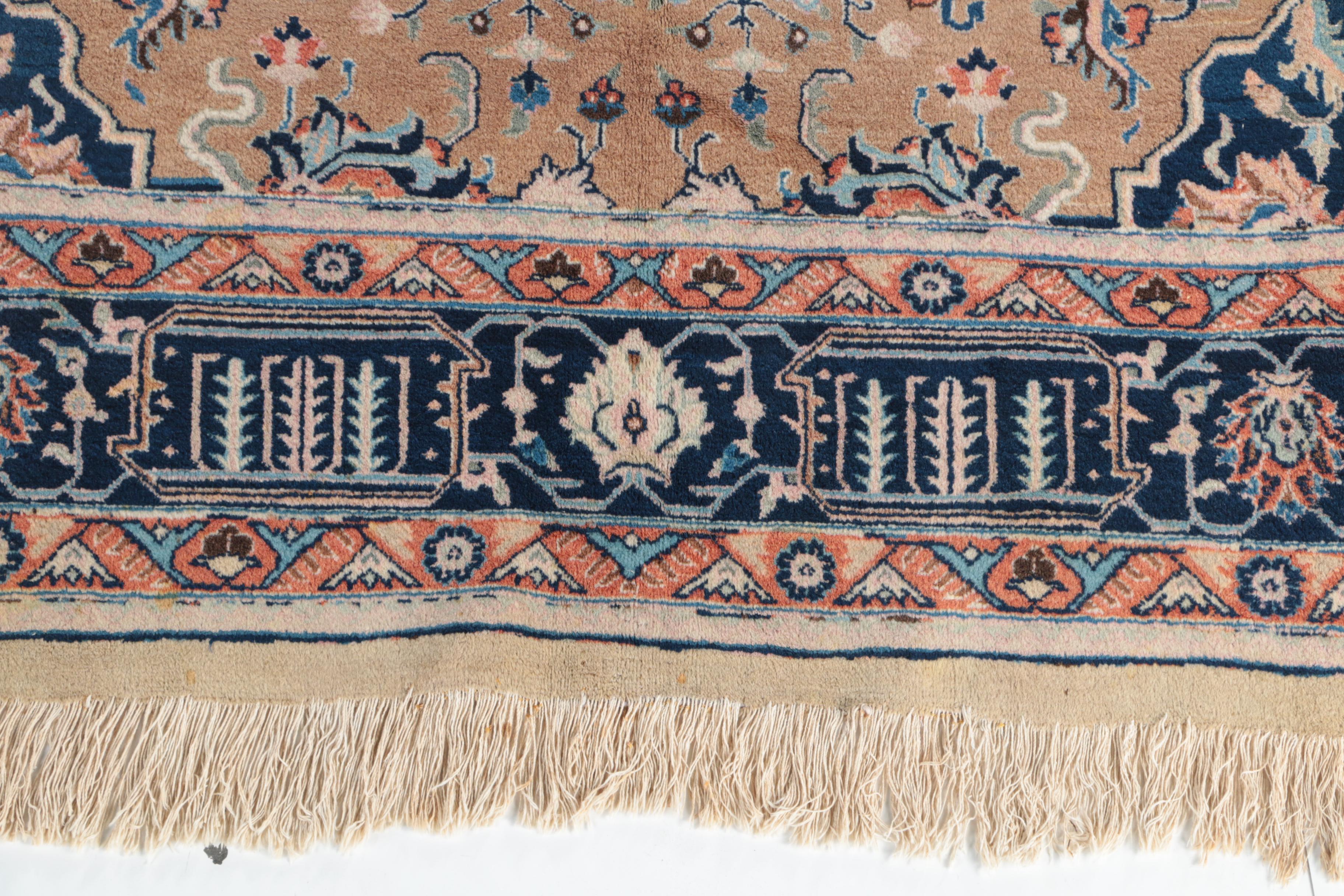 Hand-Knotted Persian Wool Area Rug