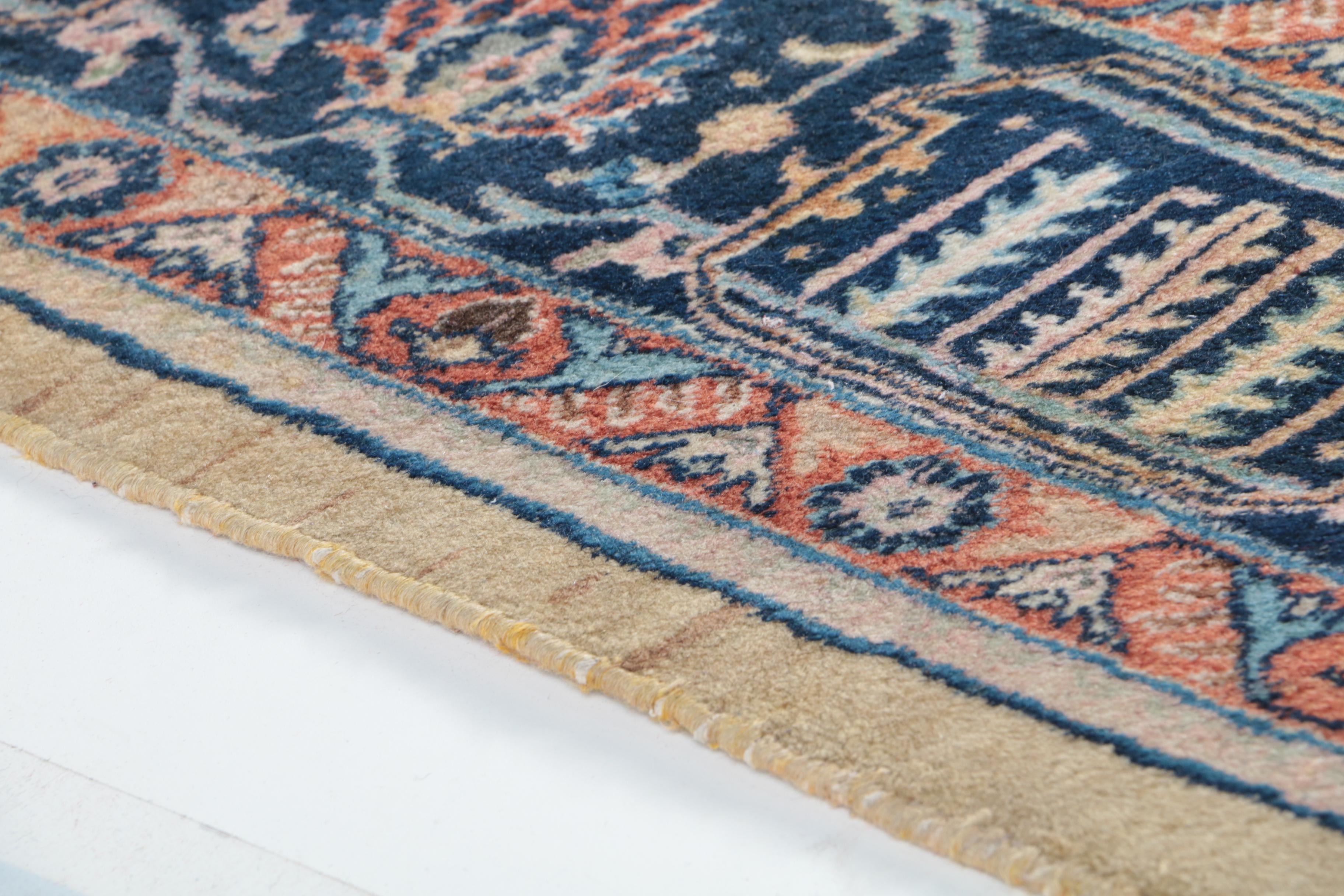 Hand-Knotted Persian Wool Area Rug