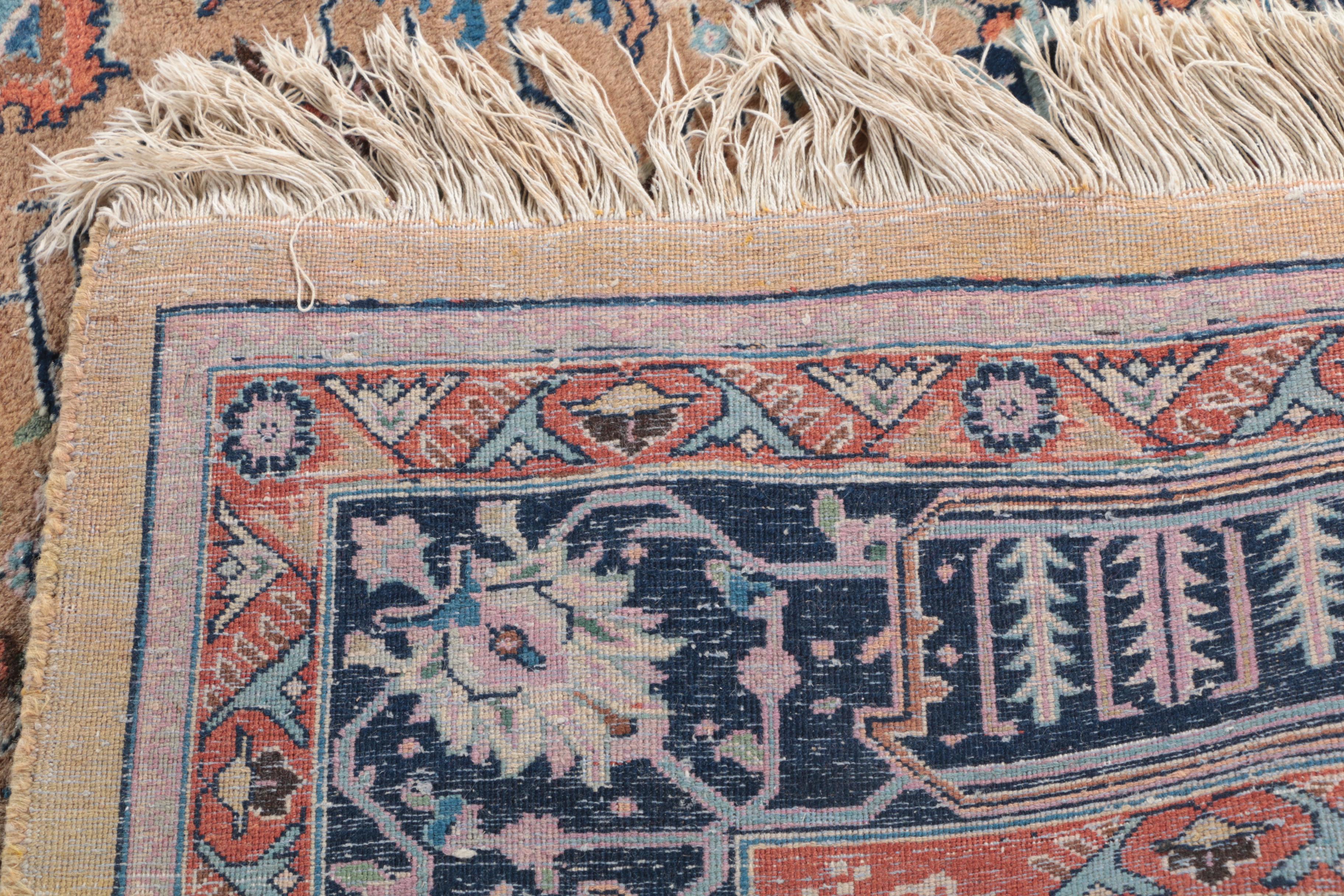 Hand-Knotted Persian Wool Area Rug