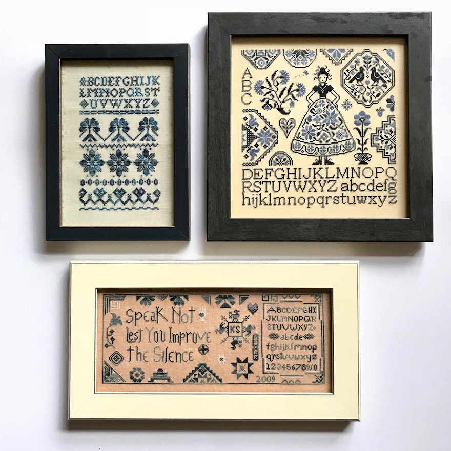 Vintage Cross-Stitch Samplers