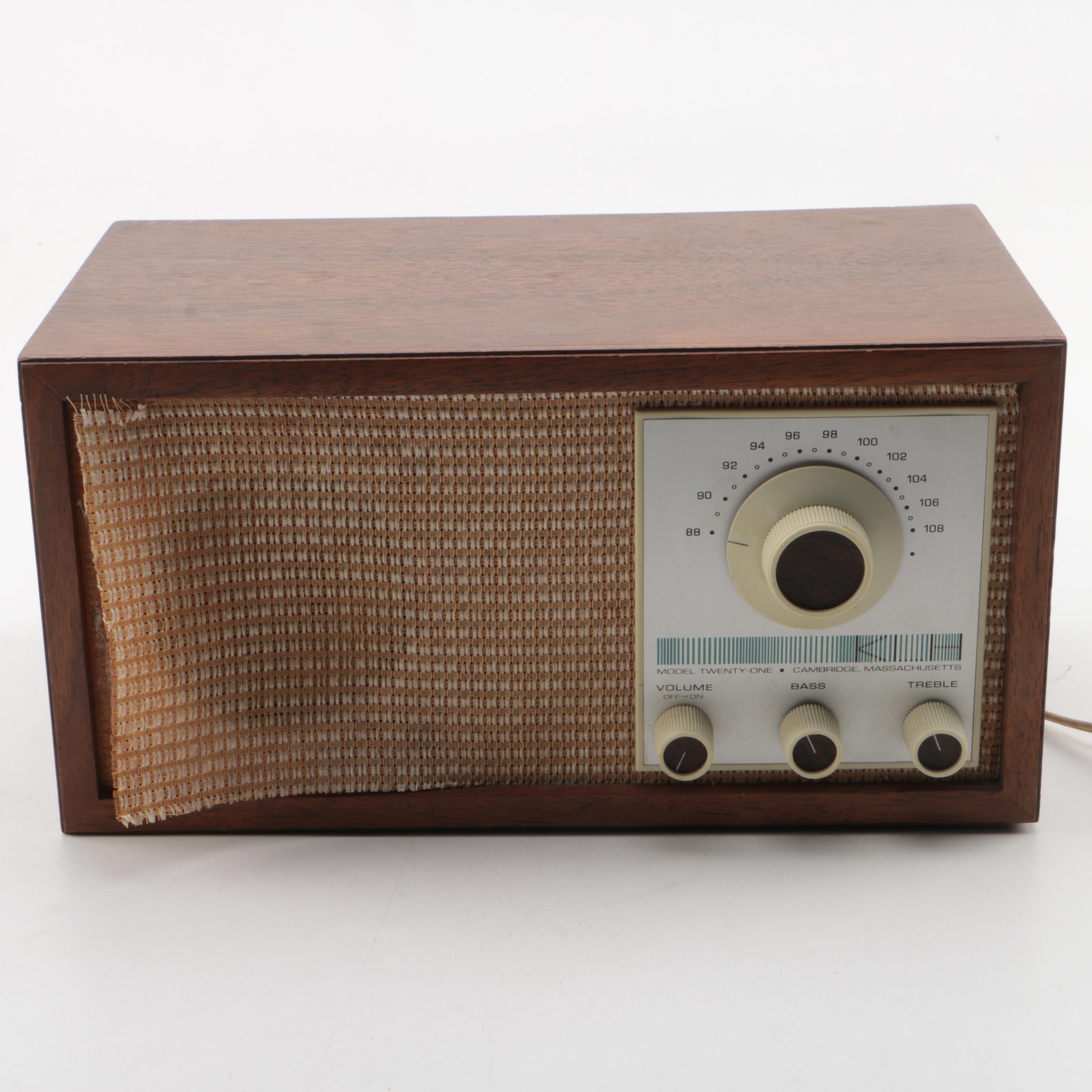 KLH Model Twenty-One Radio
