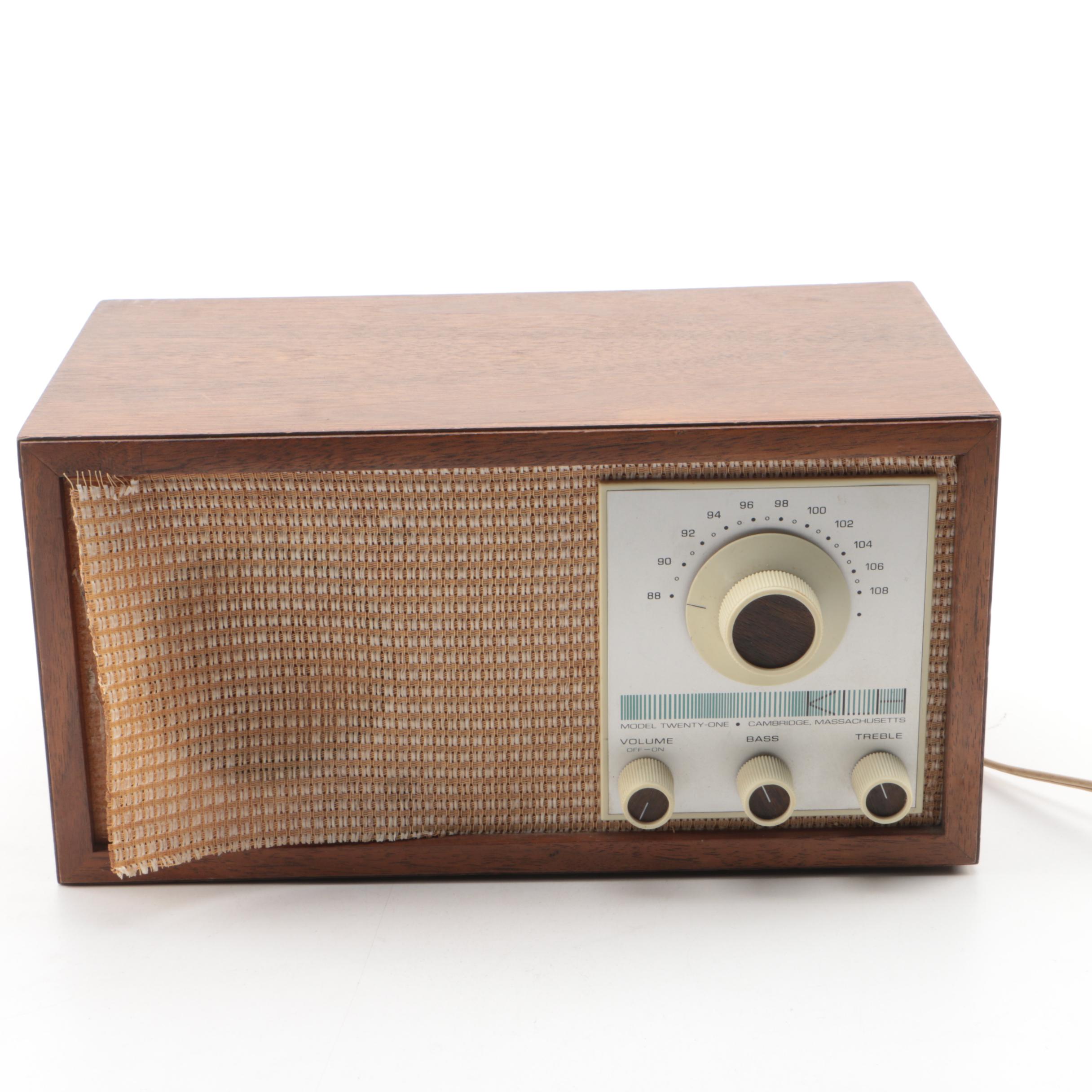 KLH Model Twenty-One Radio