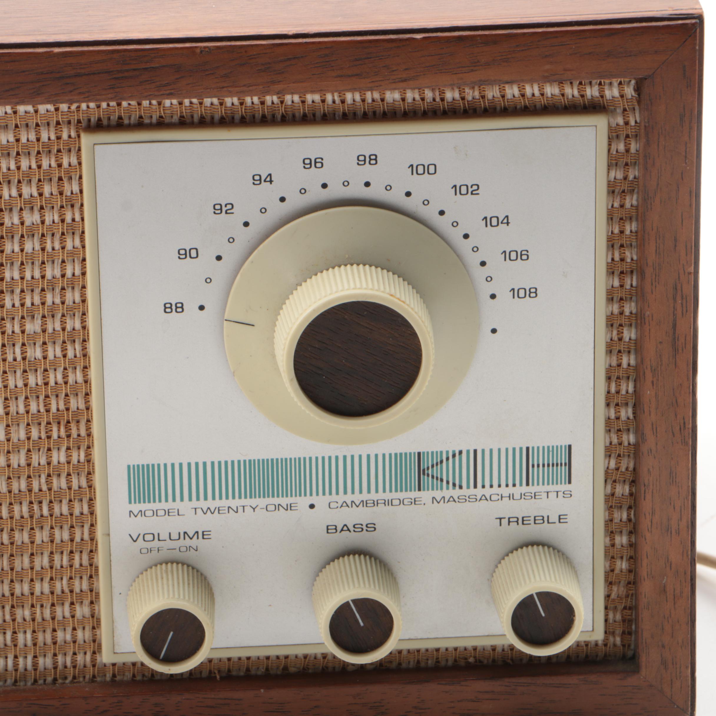 KLH Model Twenty-One Radio