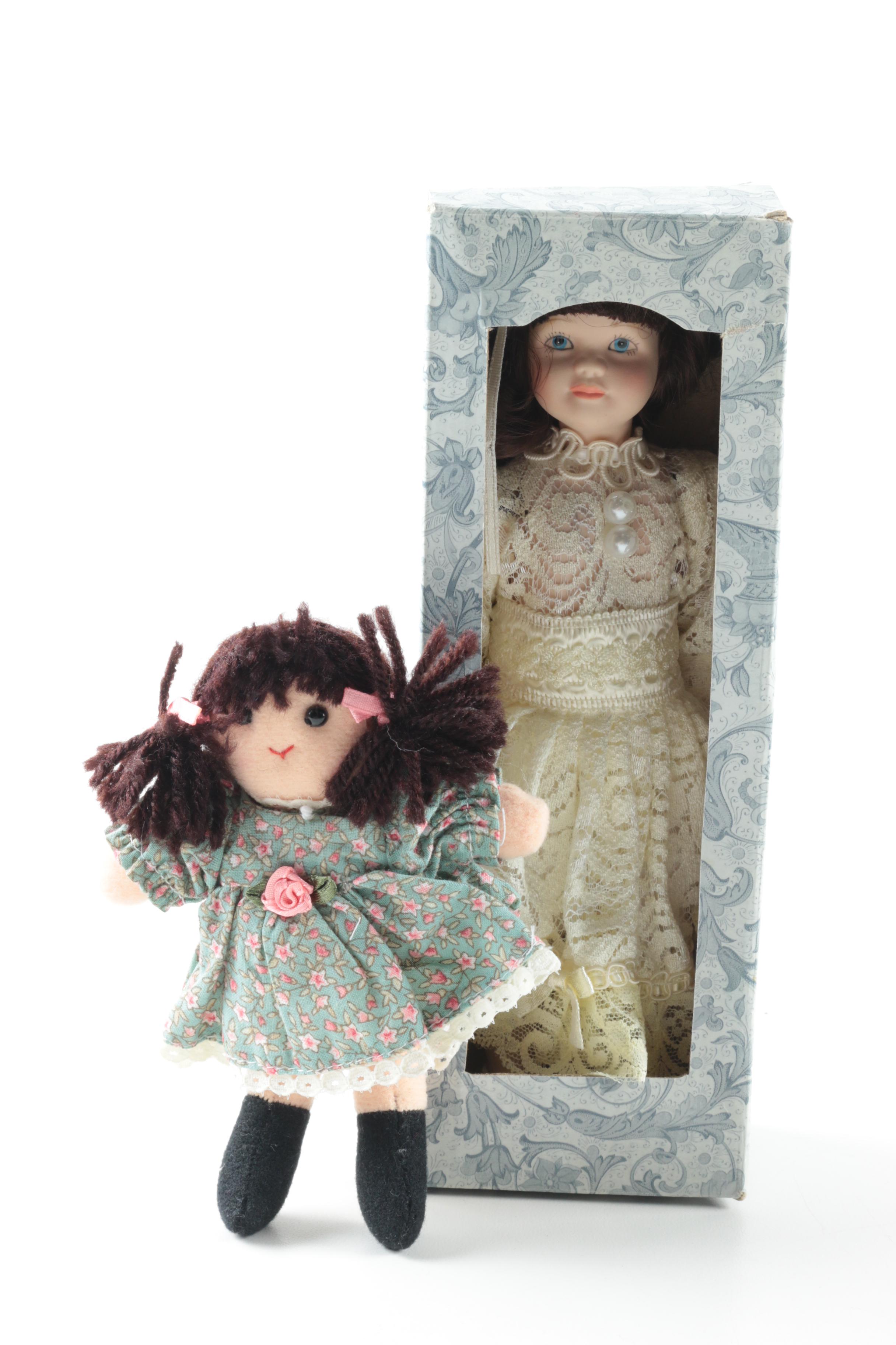 Vintage Porcelain Dolls Including Brinn's and Heritage Signature