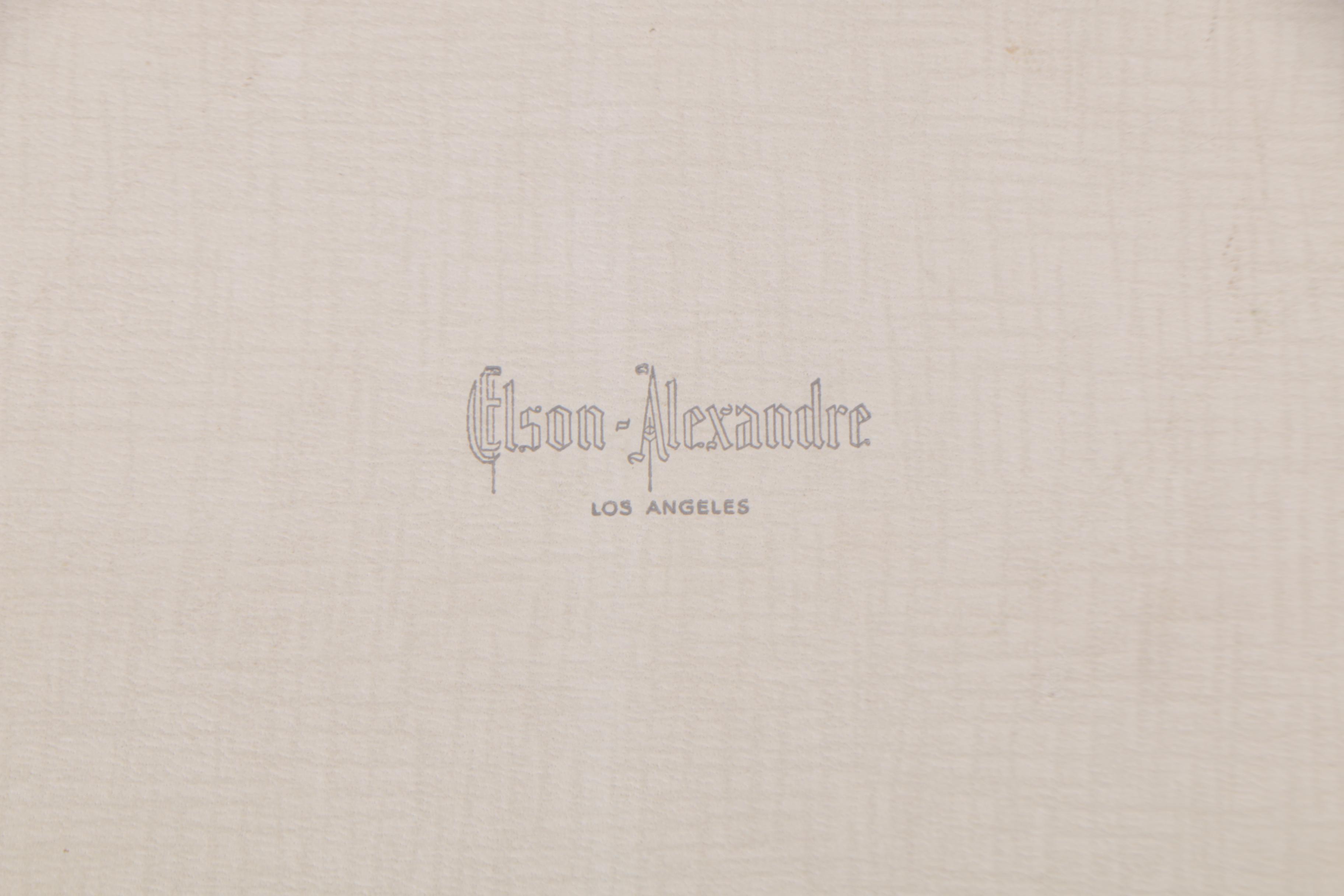 Elson-Alexandre Photography Gelatin Silver Photograph Portrait of a Man