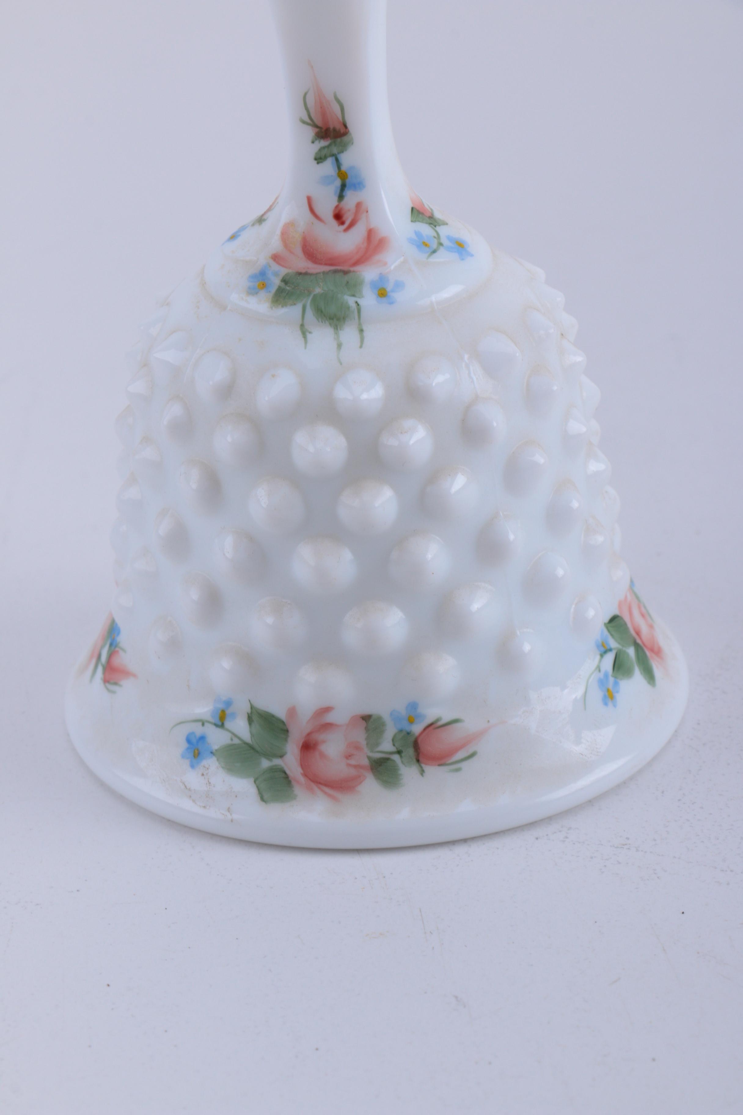 Vintage Signed Glass and Ceramic Hand Bells