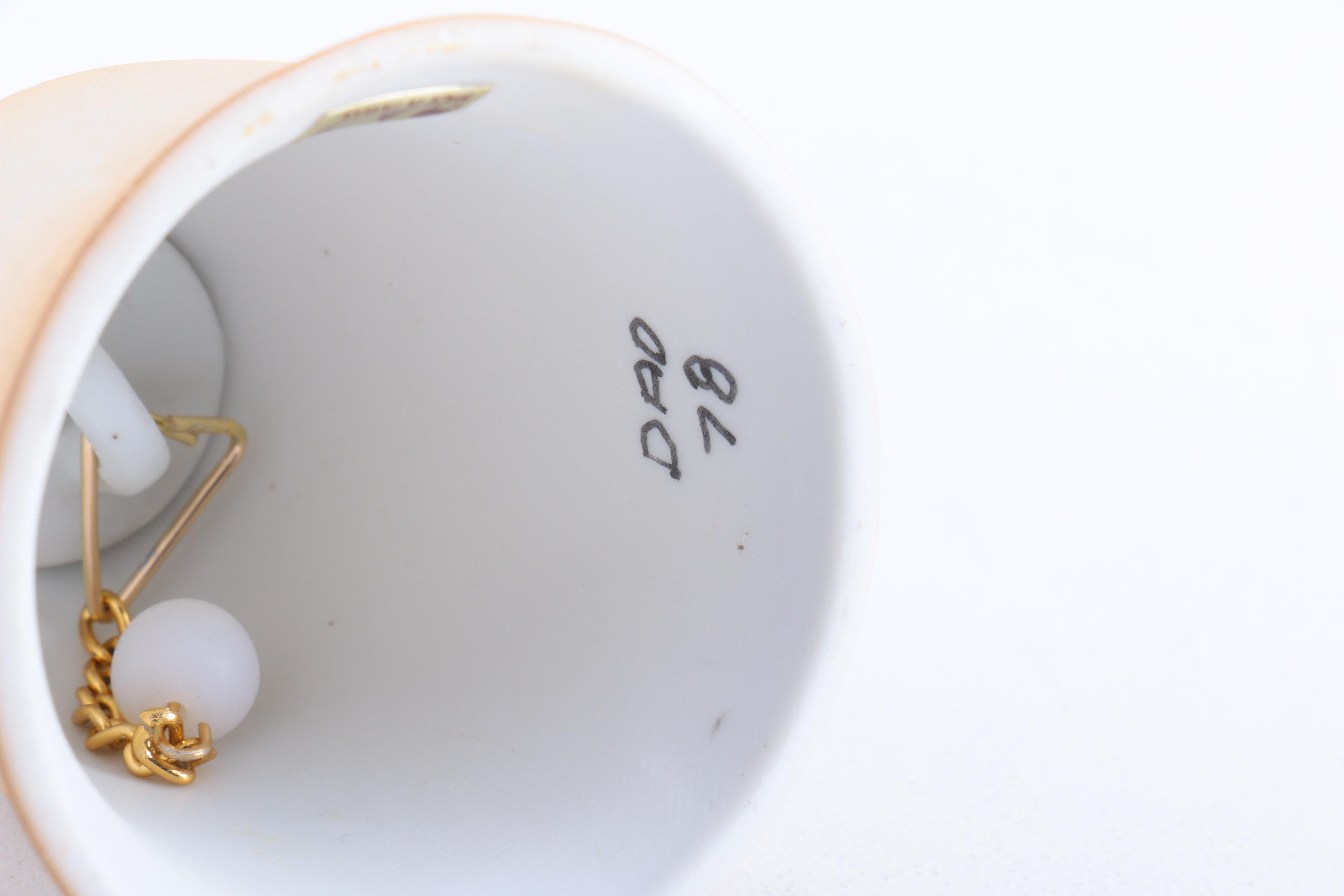 Vintage Signed Glass and Ceramic Hand Bells