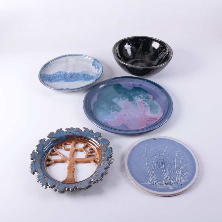 Art Pottery Tableware and Wall Hangings