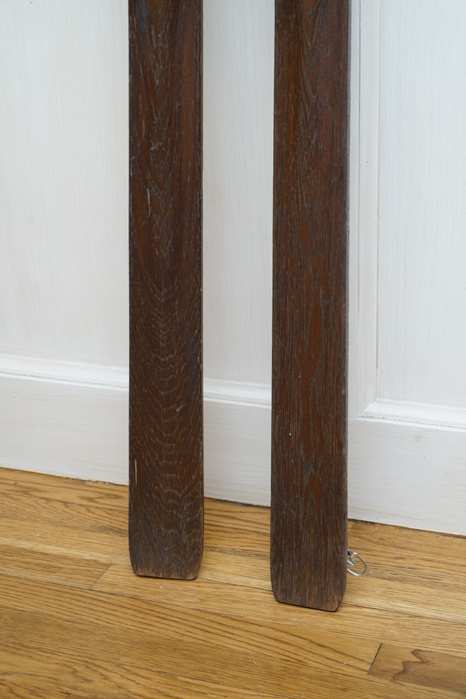 Vintage Wooden C.A. Lund "Record" Skis