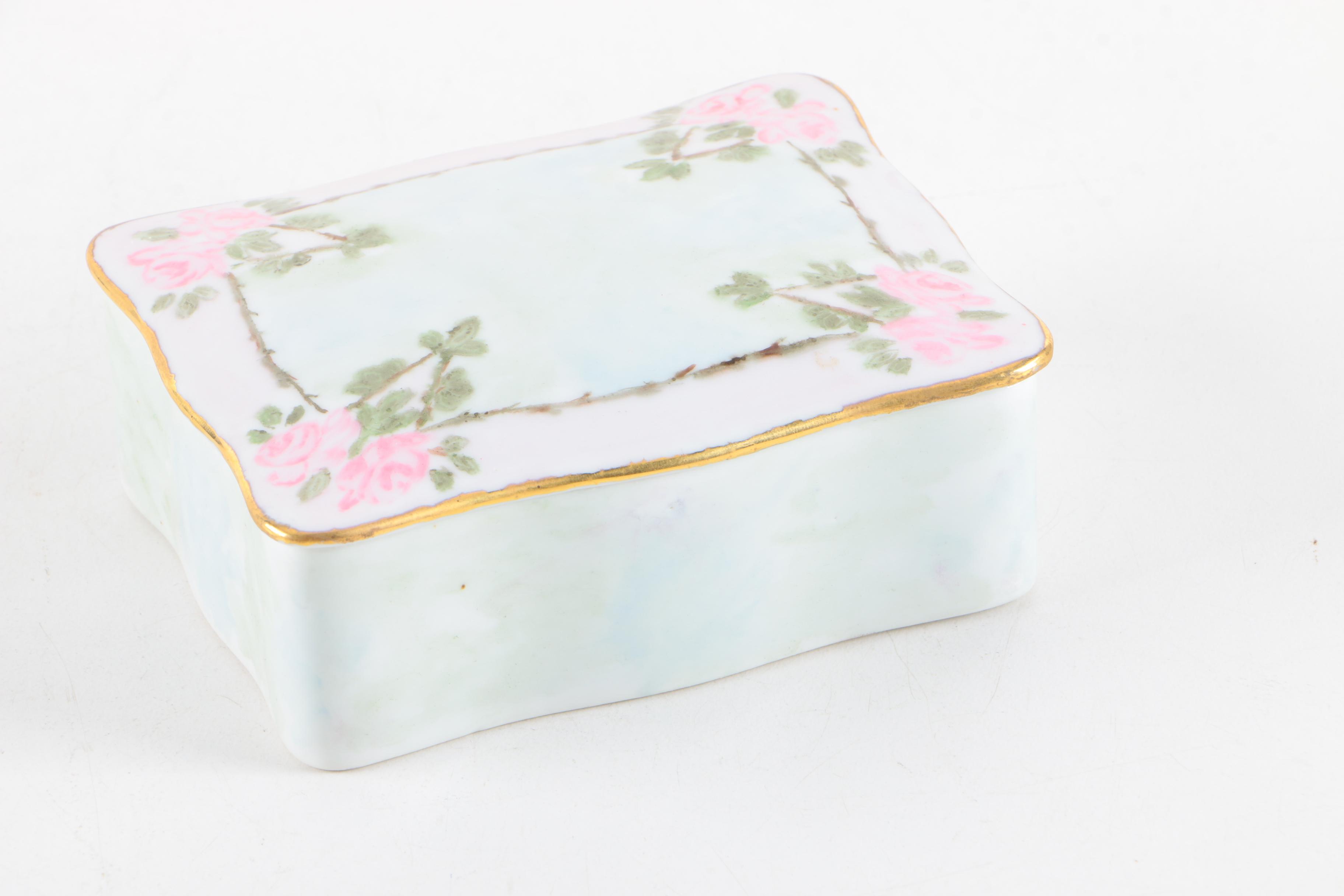 Vintage Porcelain Trinket Boxes