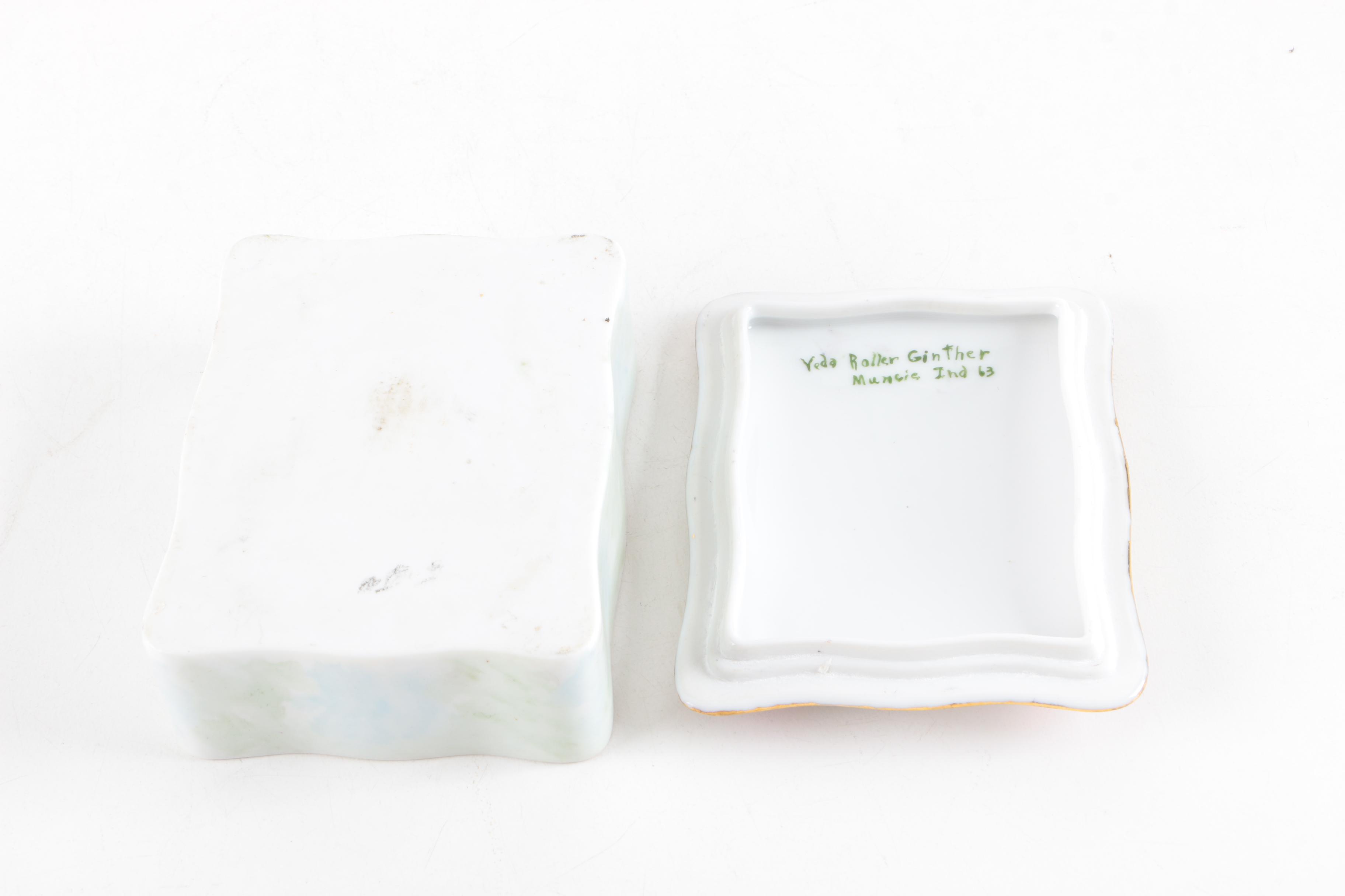 Vintage Porcelain Trinket Boxes