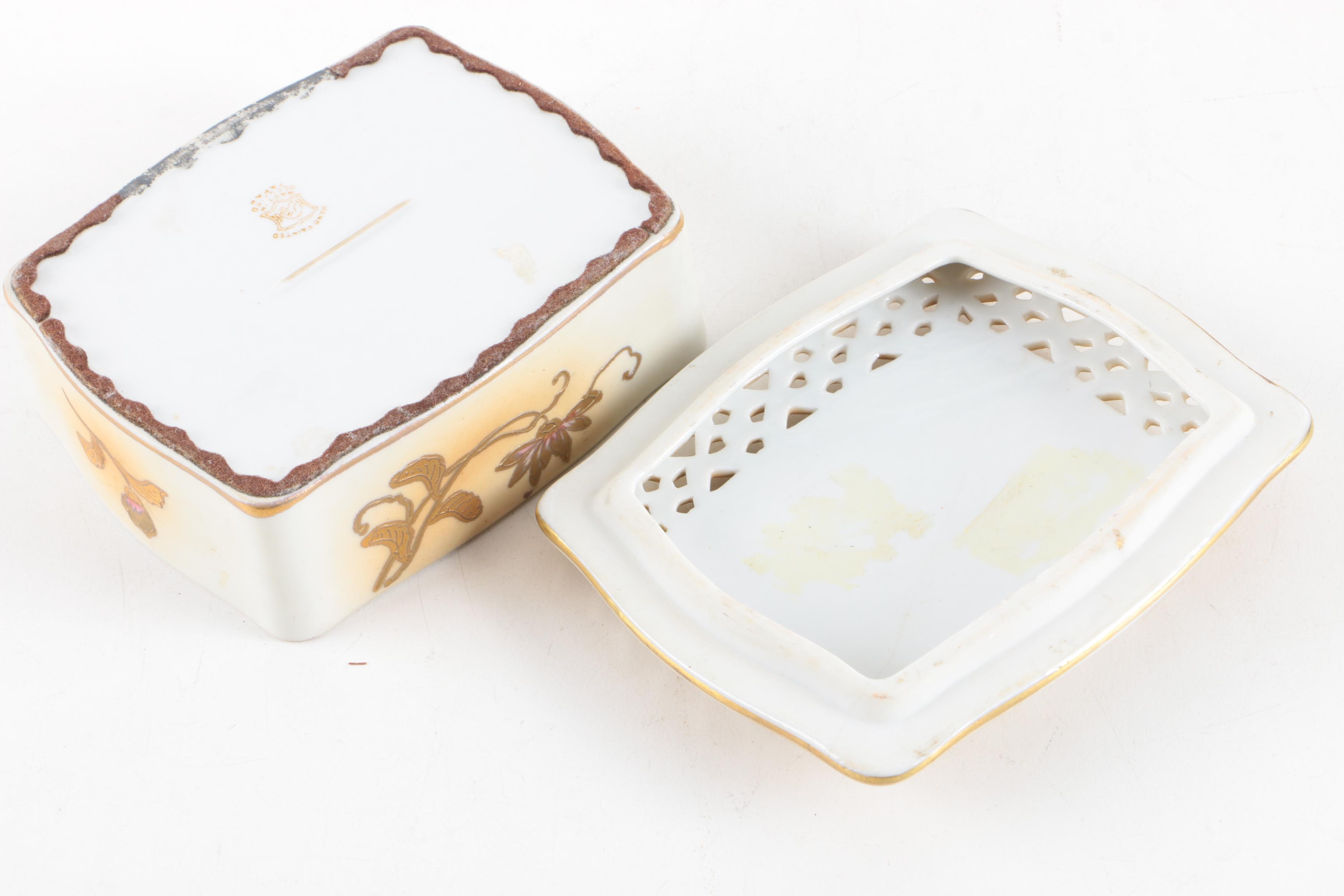 Vintage Porcelain Trinket Boxes