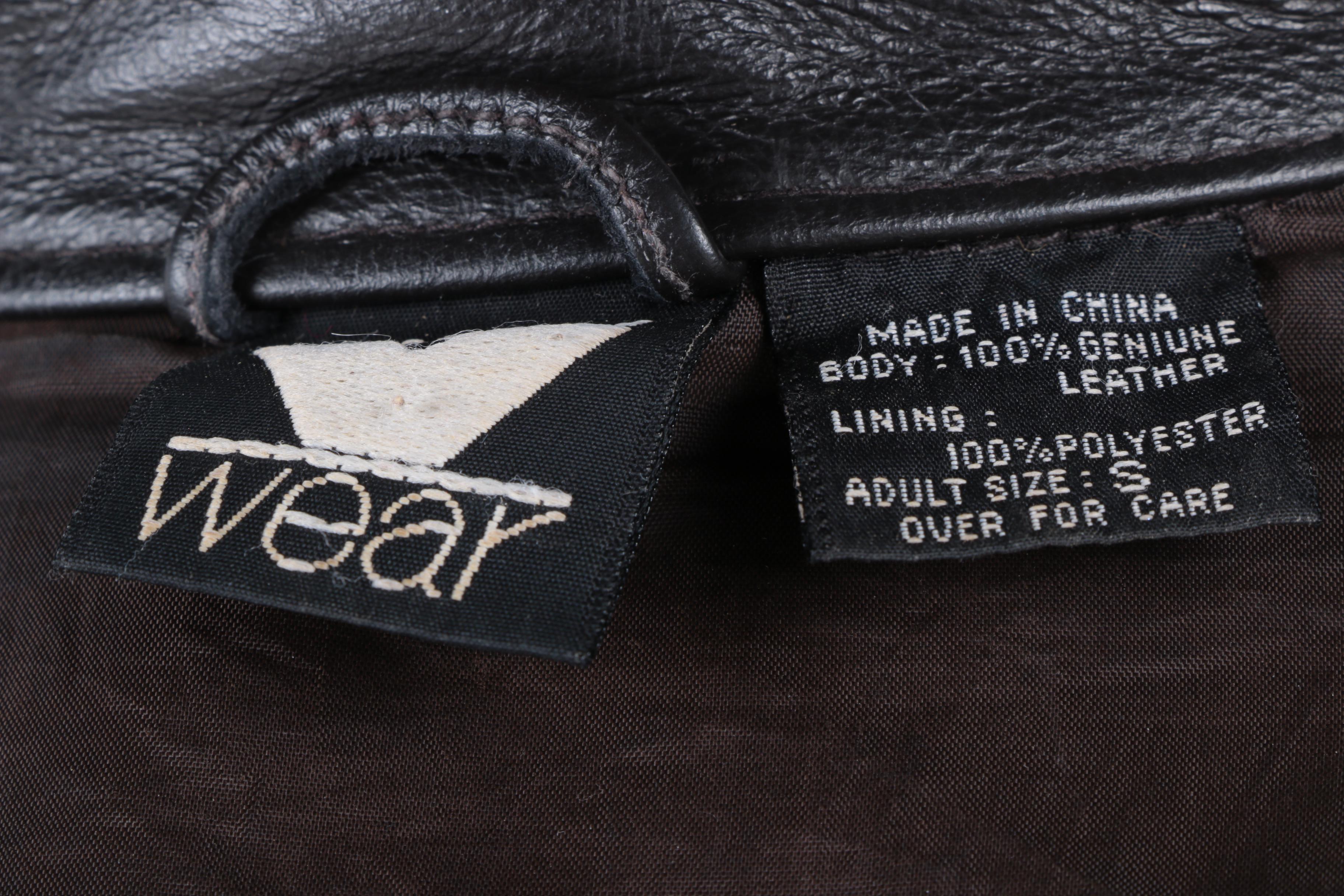 Virginia Slims Wear Black Leather Jacket