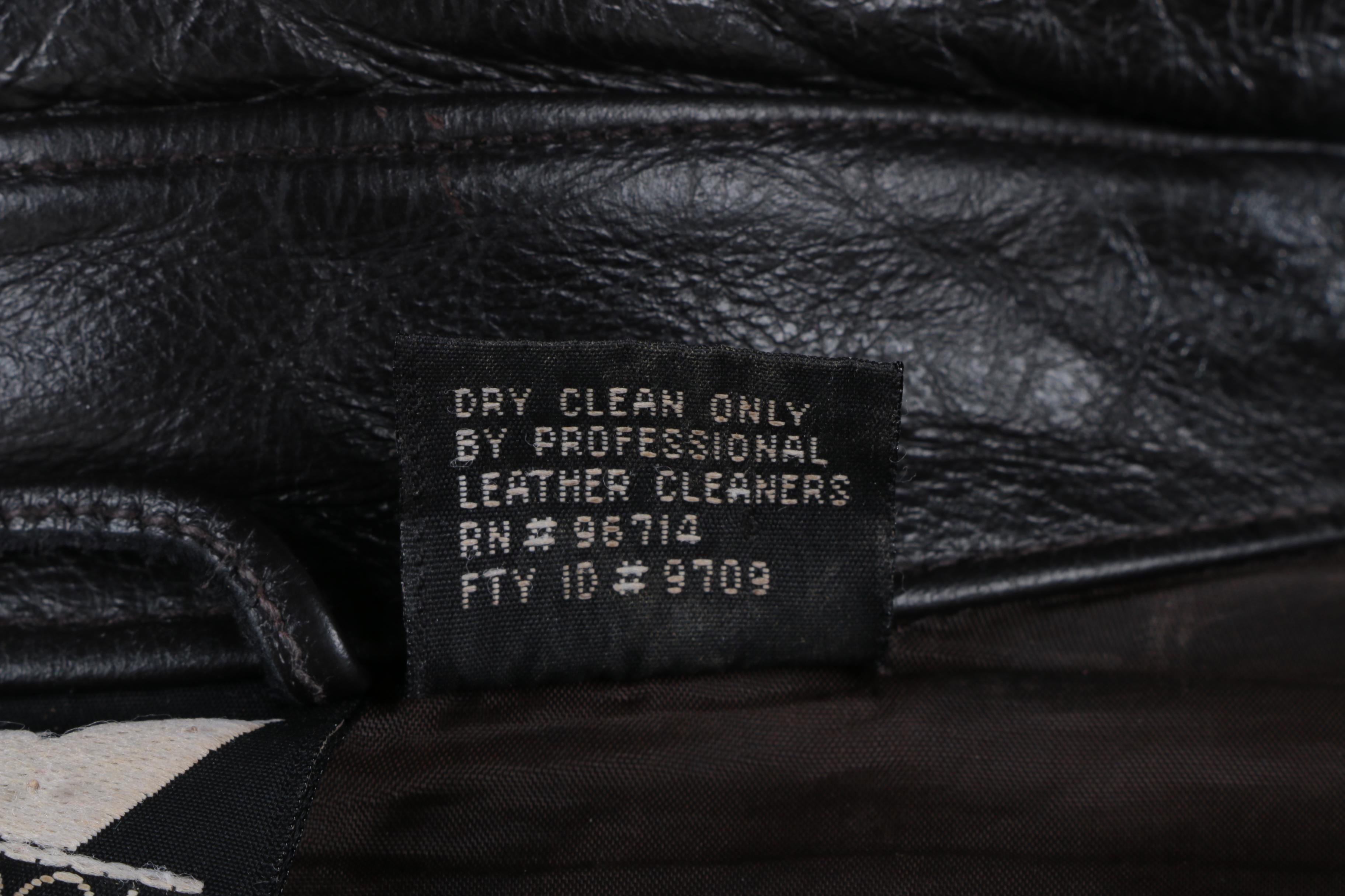 Virginia Slims Wear Black Leather Jacket