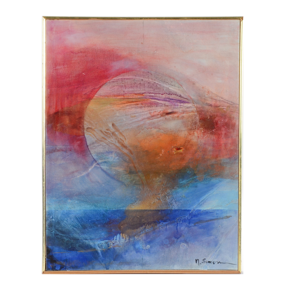 Netty Simon Oil Painting "August Moon"