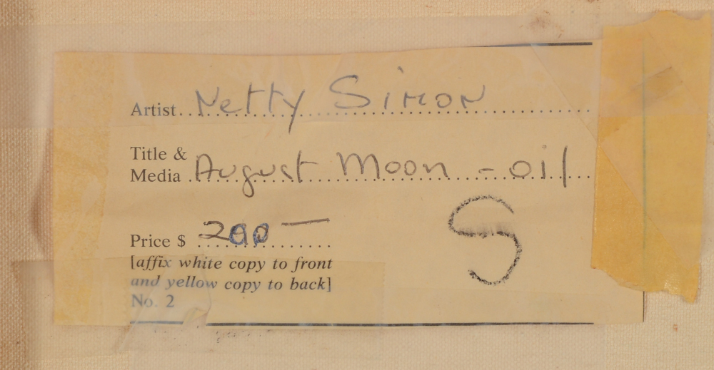 Netty Simon Oil Painting "August Moon"
