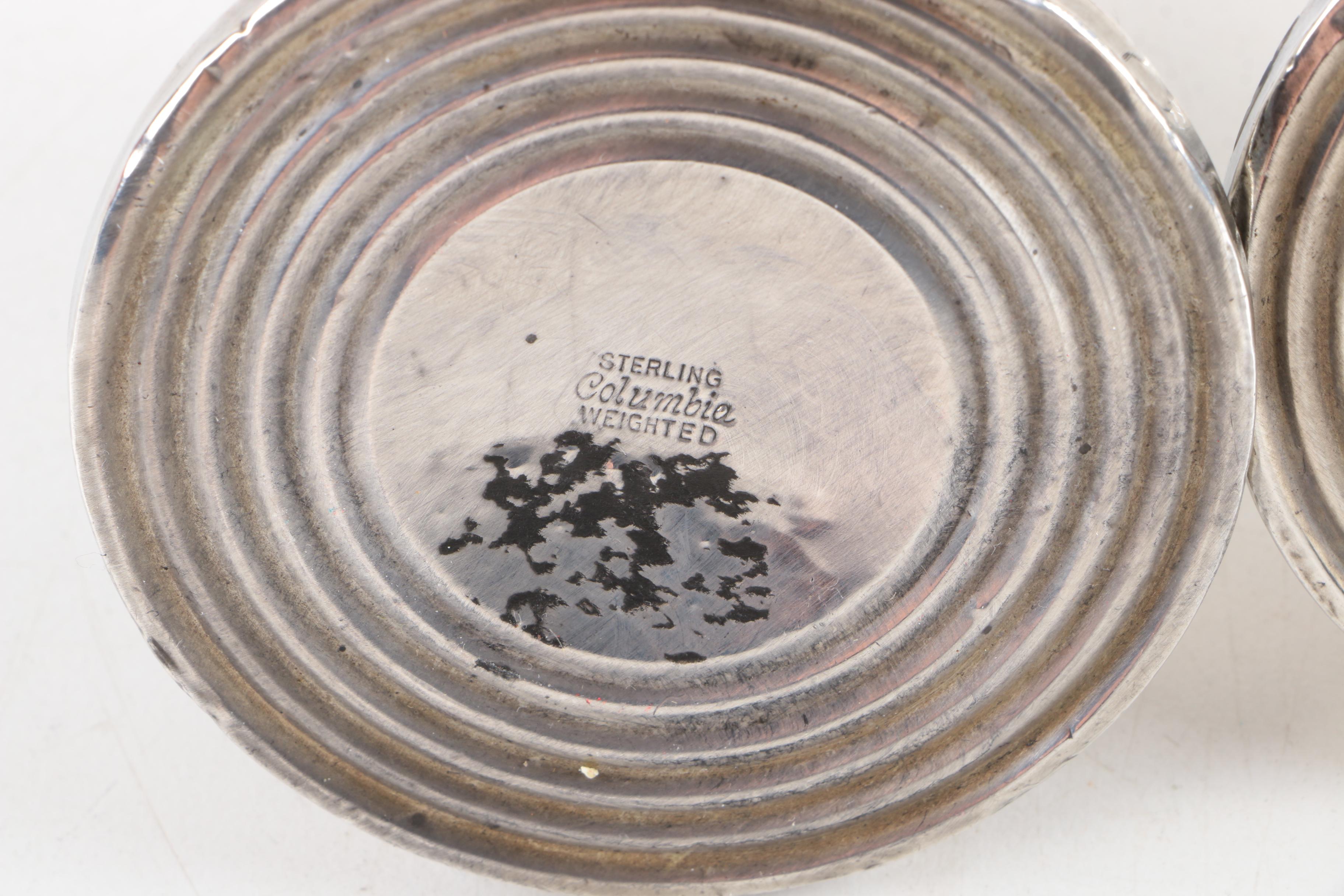 Duchin Creation Sterling Shakers with Assorted Weighted Sterling Candleholders