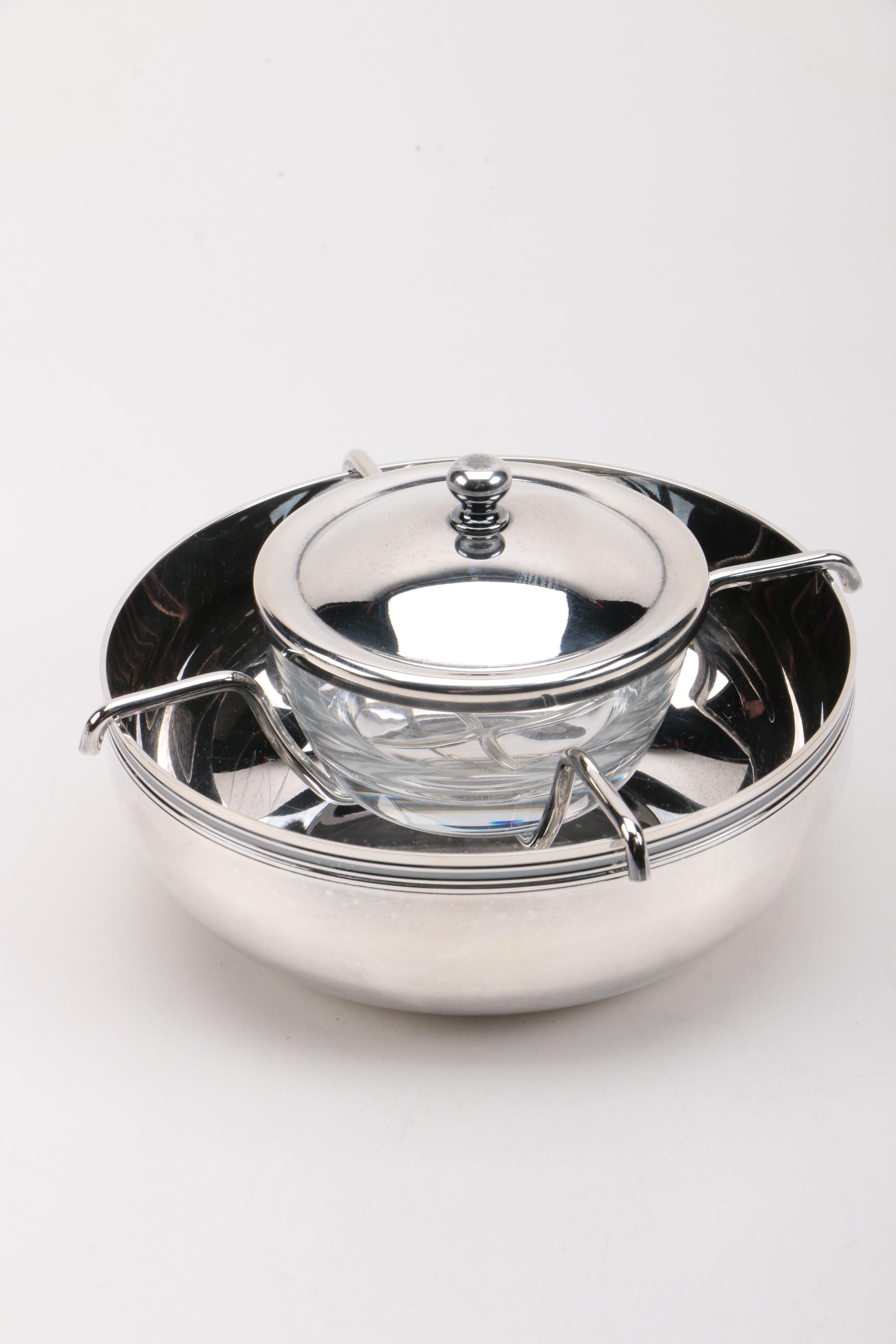 Christofle Silver Plate Caviar Server