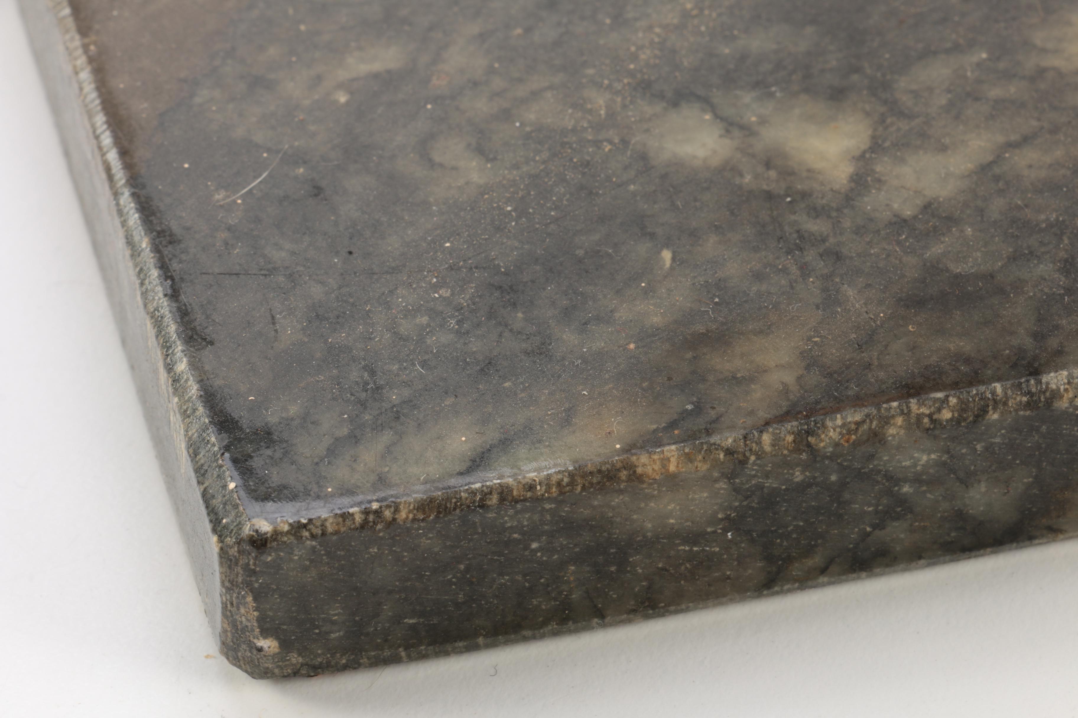 Copper Chariot Figurine on Soapstone Base