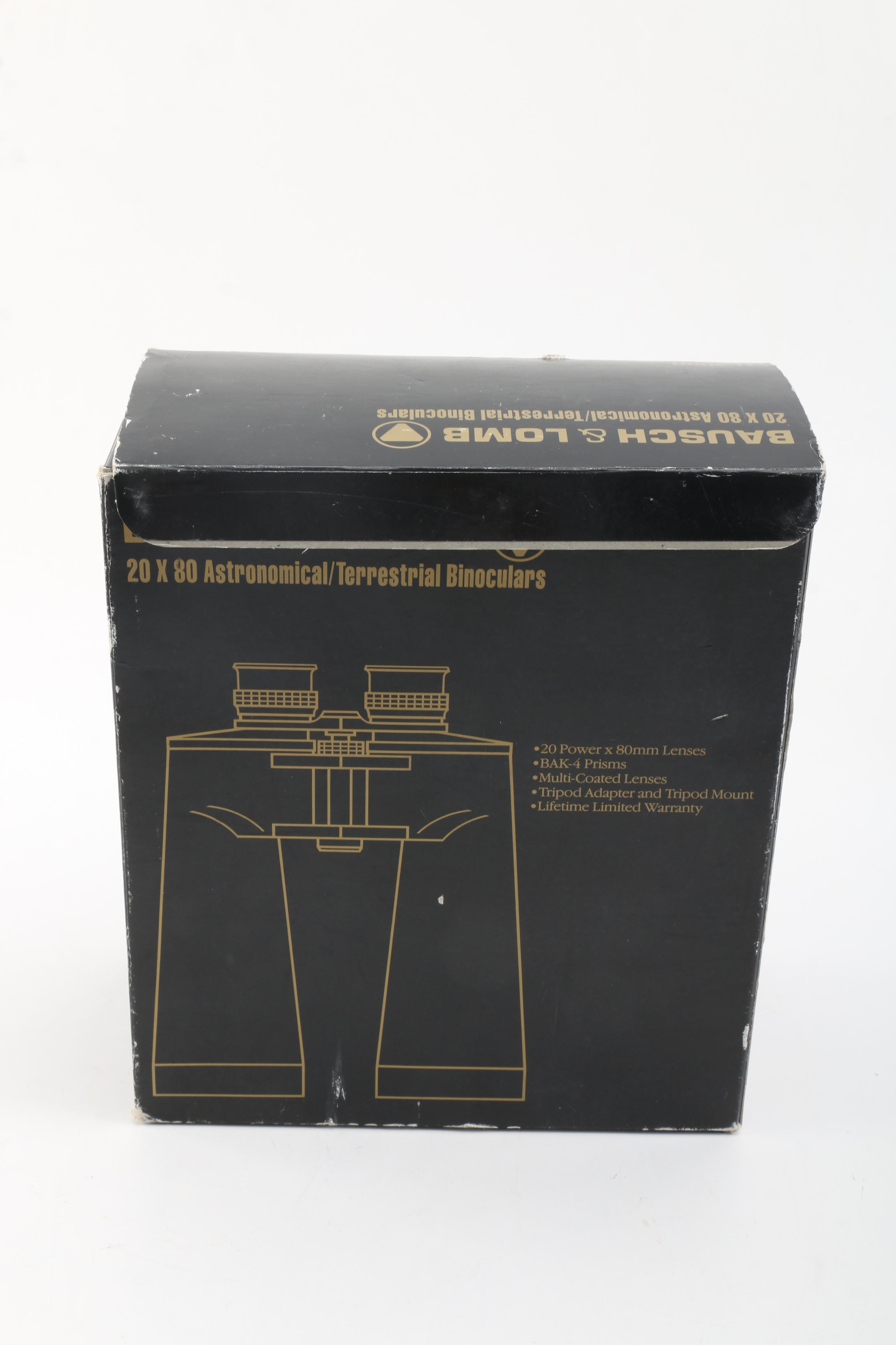 Bausch & Lomb 20 x 80 Astronomical/Terrestrial Binoculars