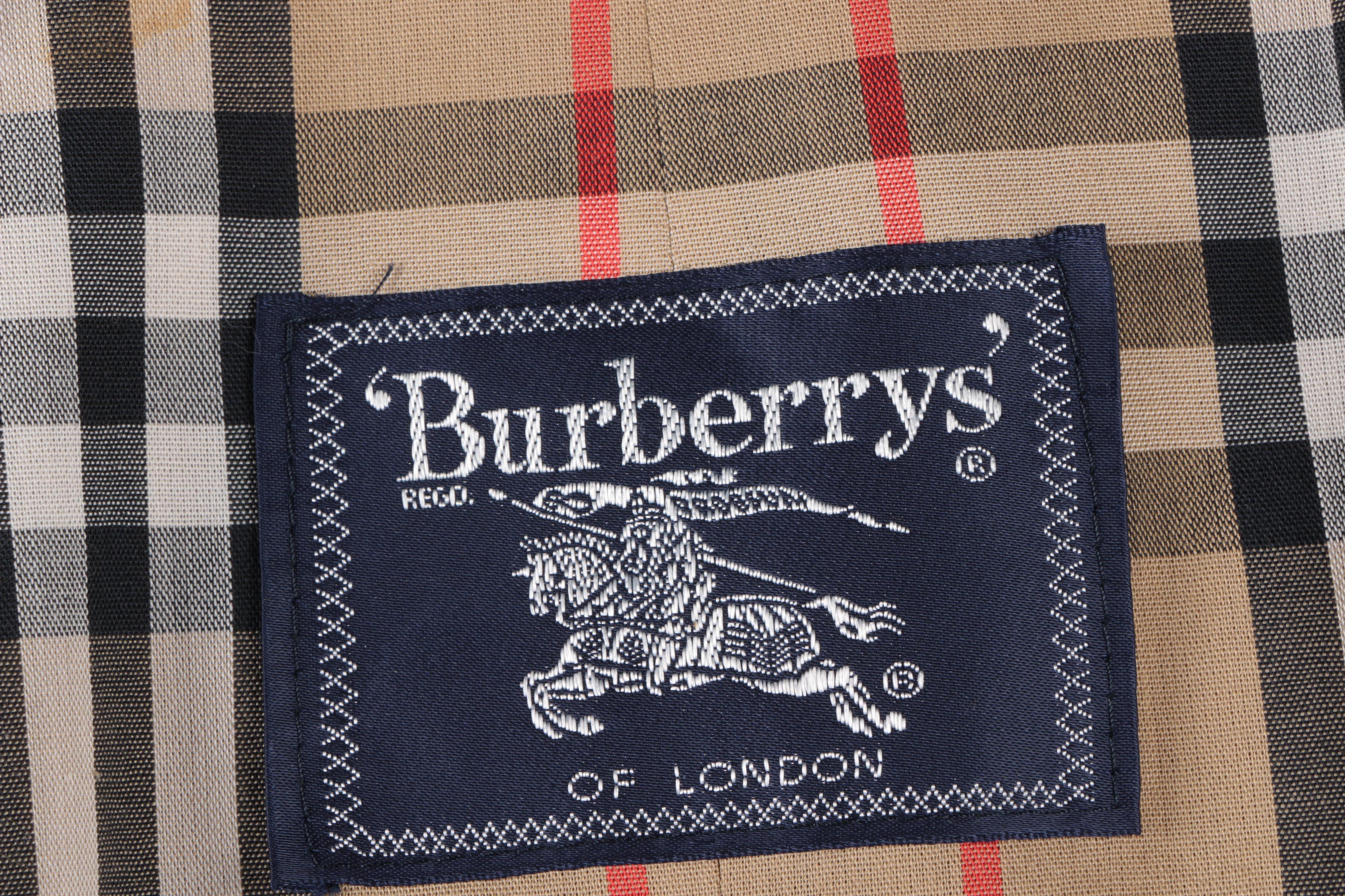 Men's Burberrys of London Double-Breasted Trench Coat