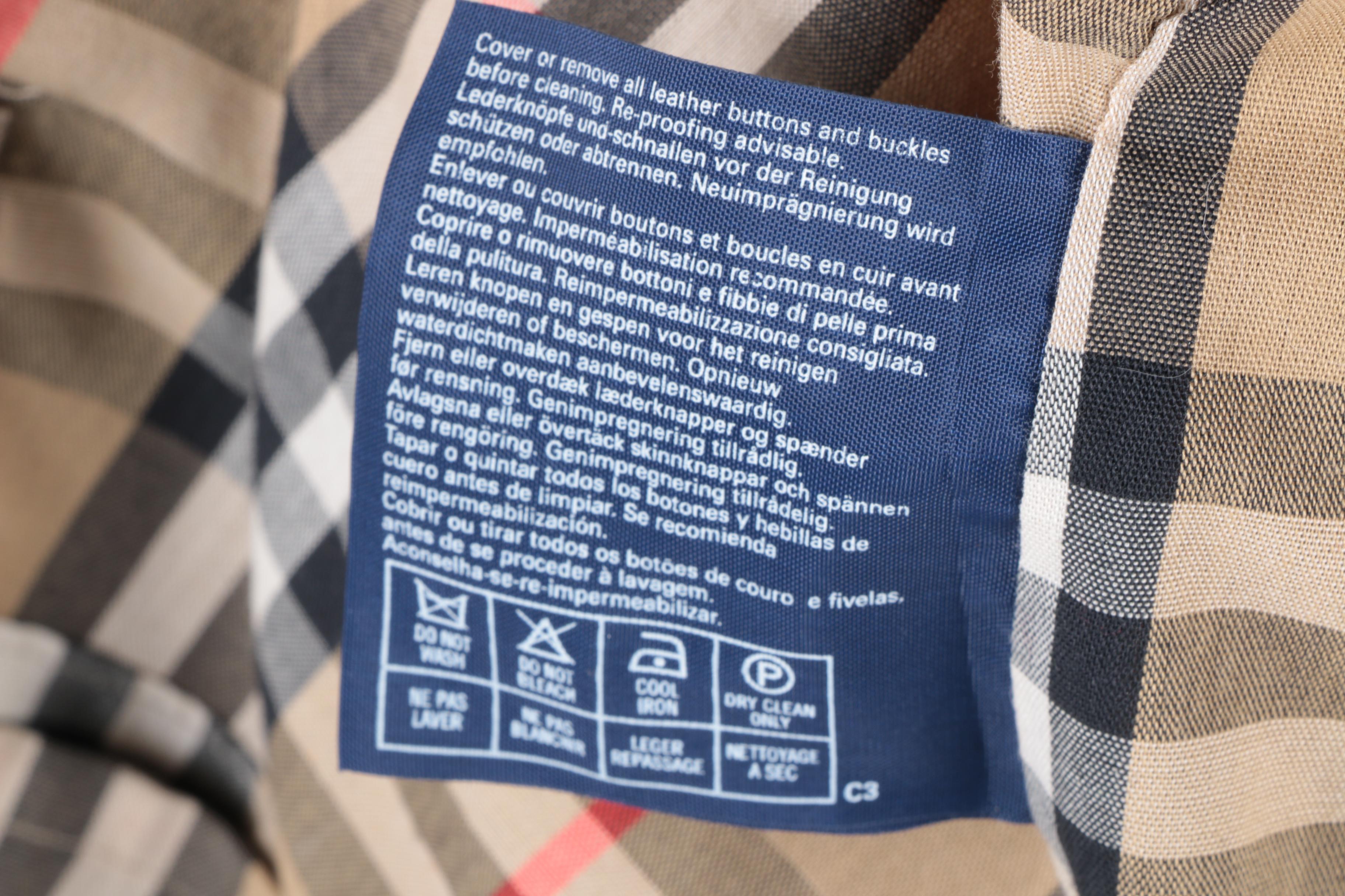 Men's Burberrys of London Double-Breasted Trench Coat