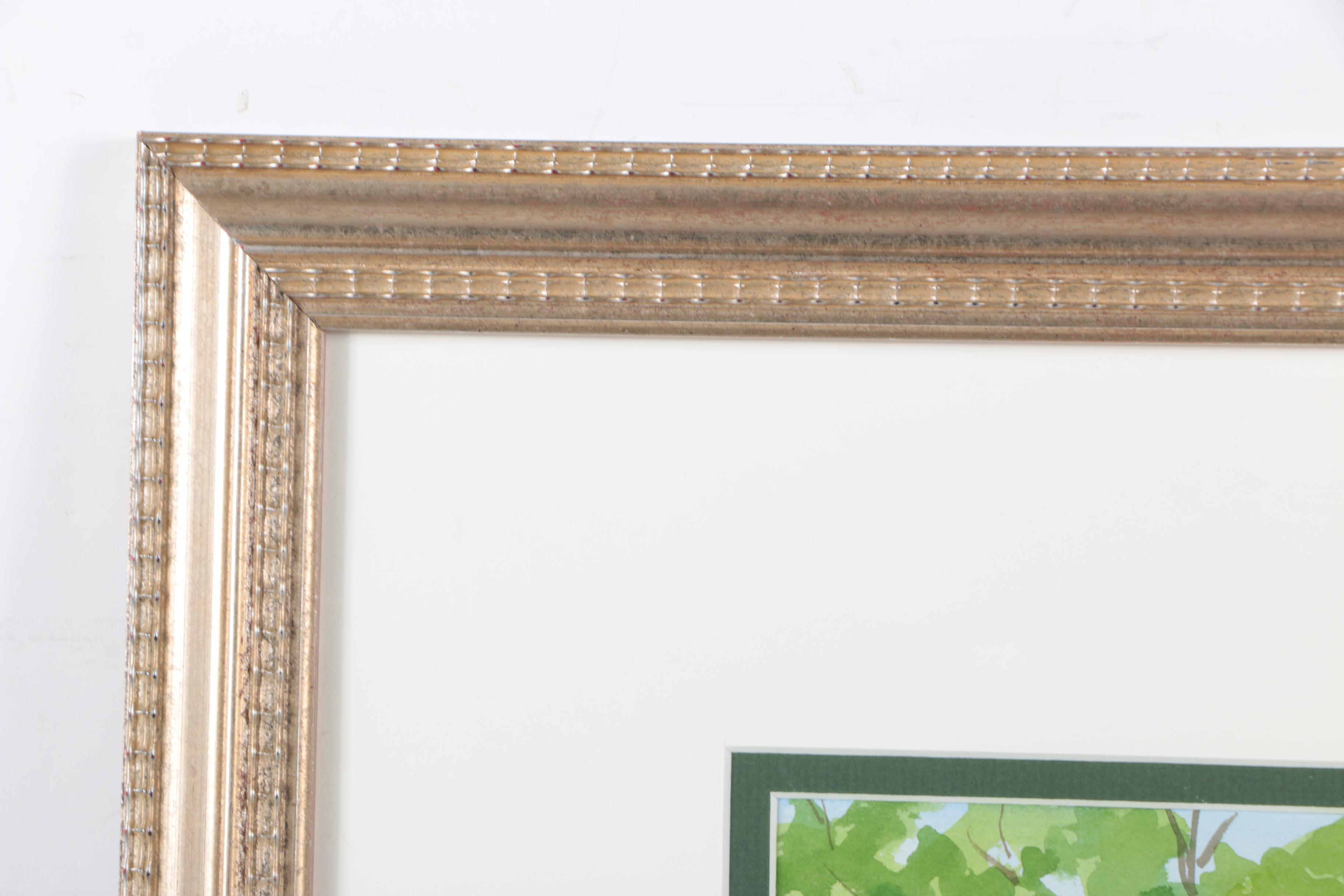 Jean Merrick Maddux Watercolor Painting of a House