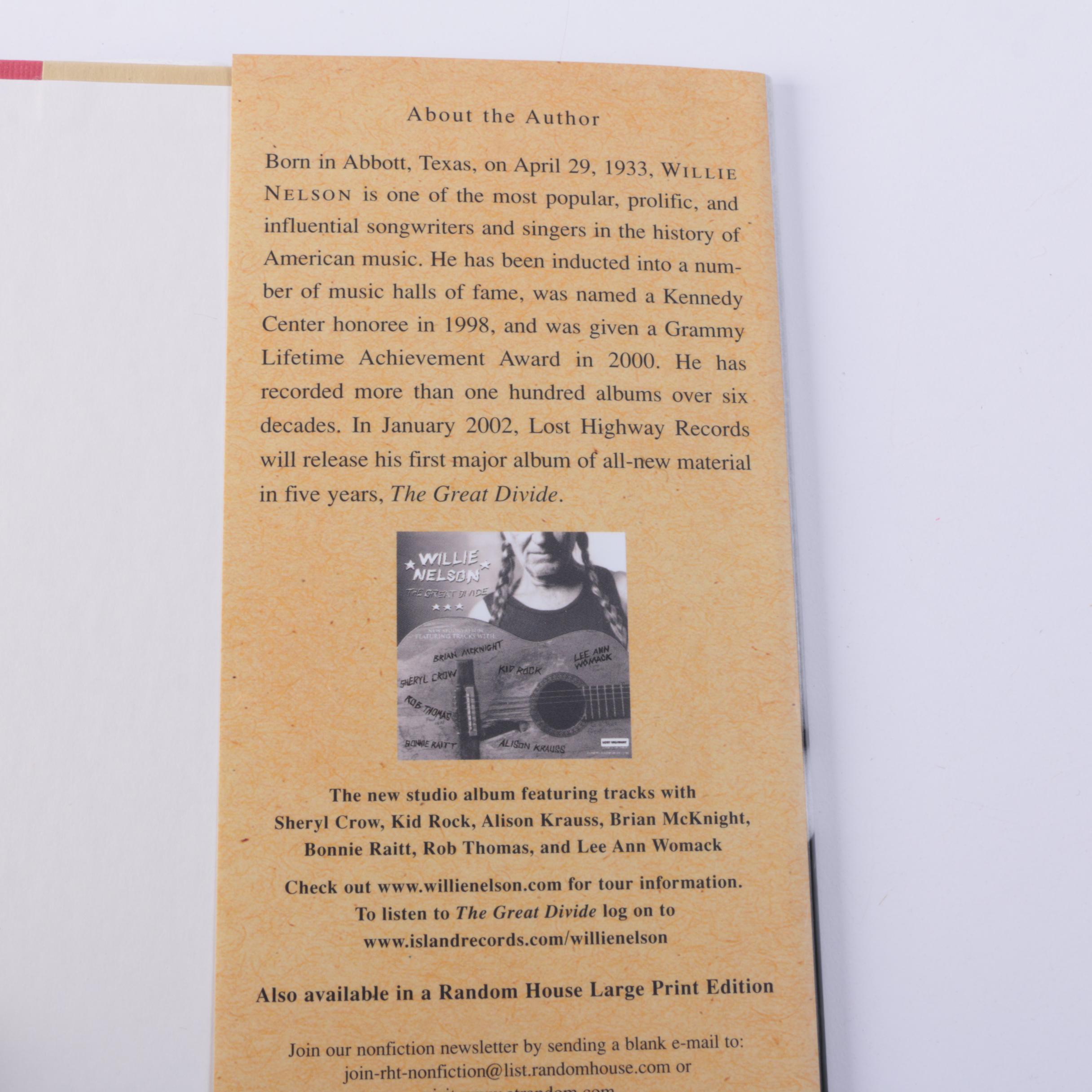 Signed "The Facts of Life and Other Dirty Jokes" by Willie Nelson