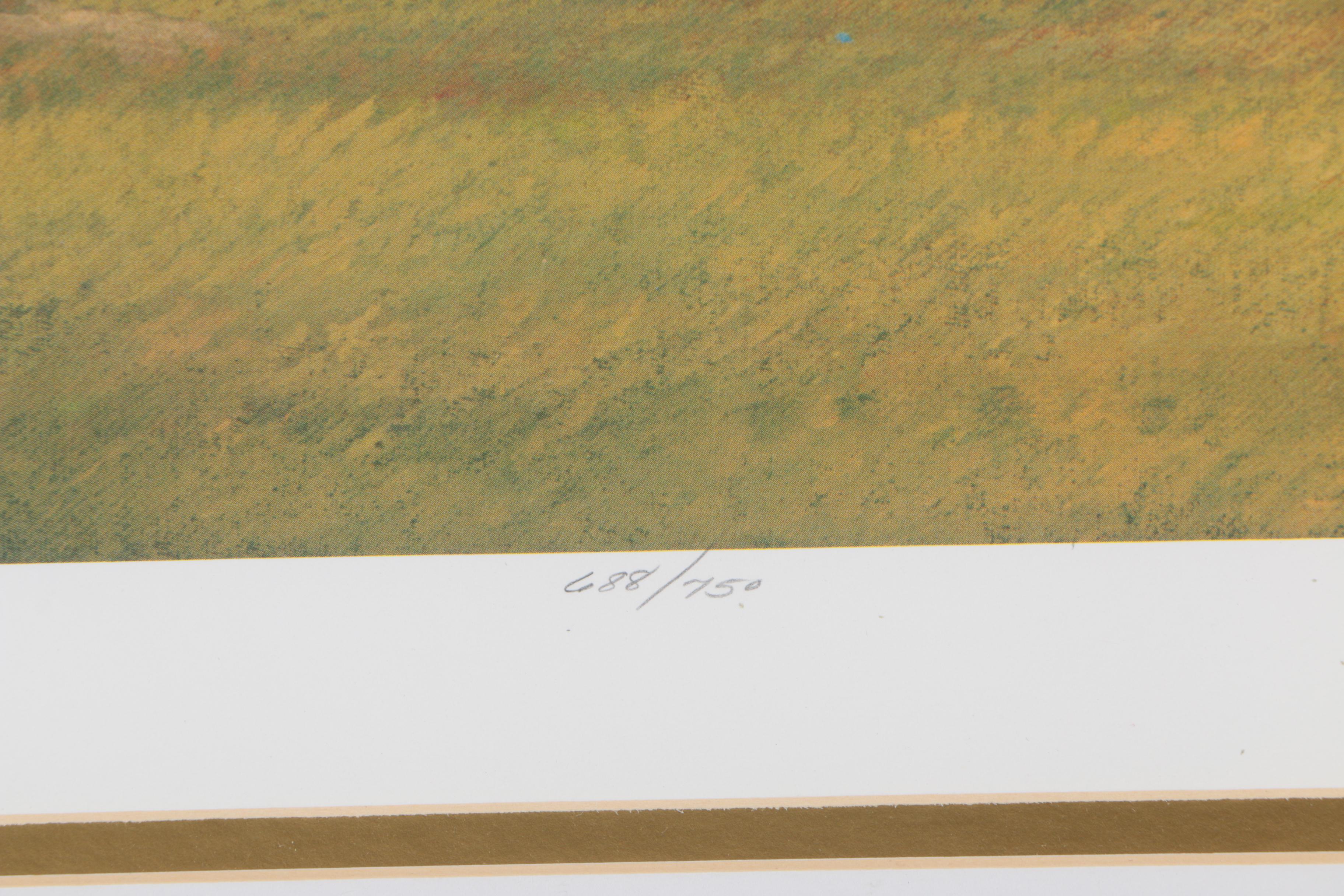 Judith Zimmers Blinn Limited Edition Offset Lithograph "A Sunday Drive"