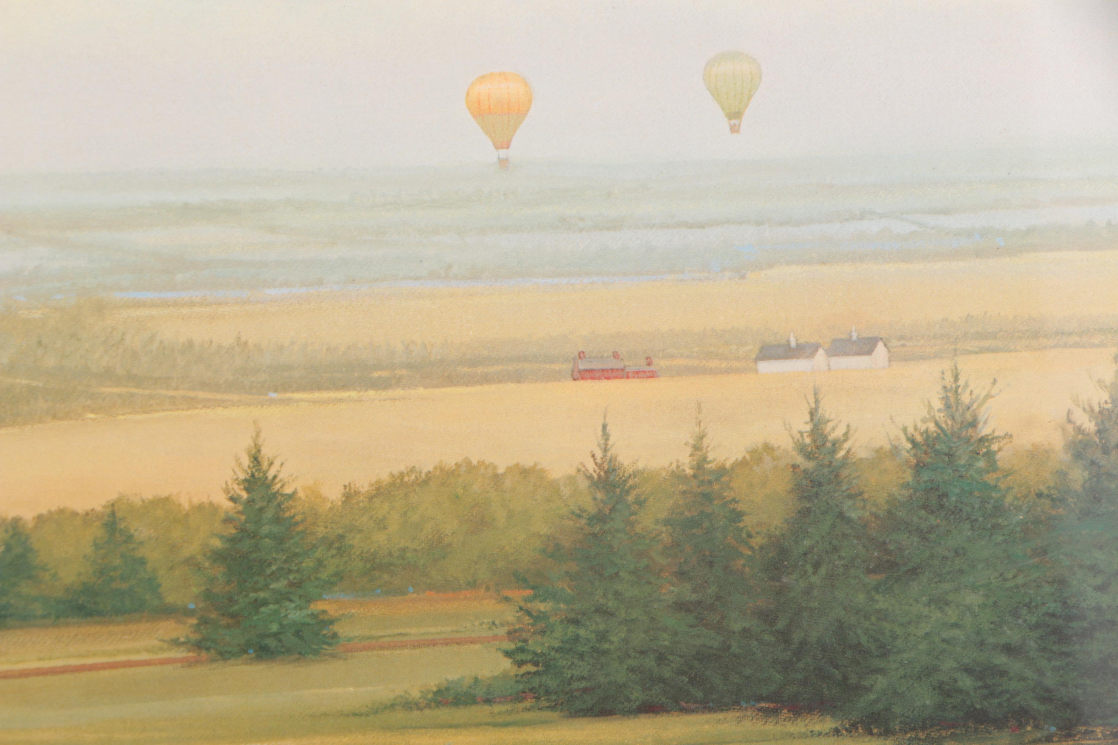 Judith Zimmers Blinn Limited Edition Offset Lithograph "A Sunday Drive"