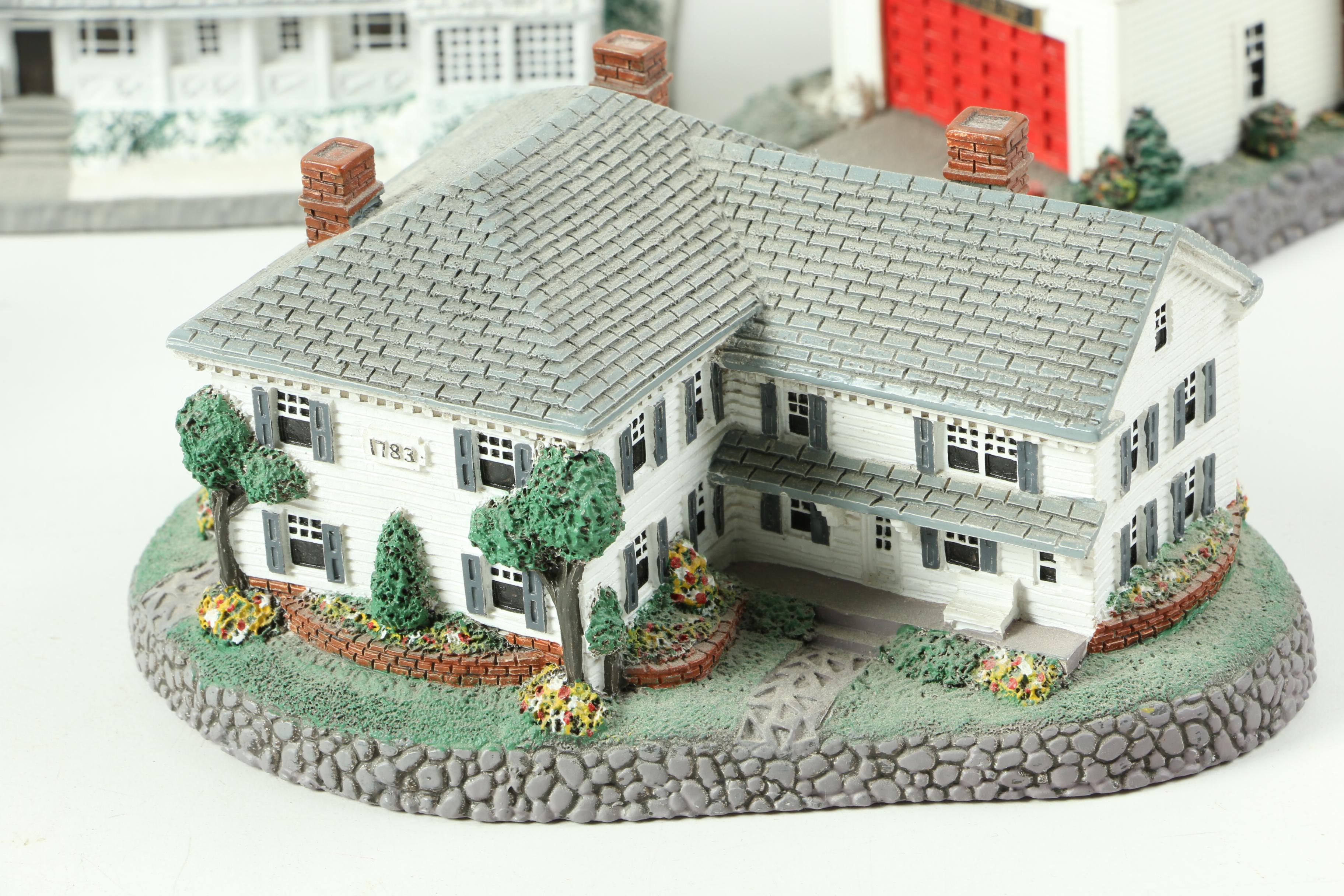 Limited Edition Rhodes Studios Norman Rockwell Village Figurines