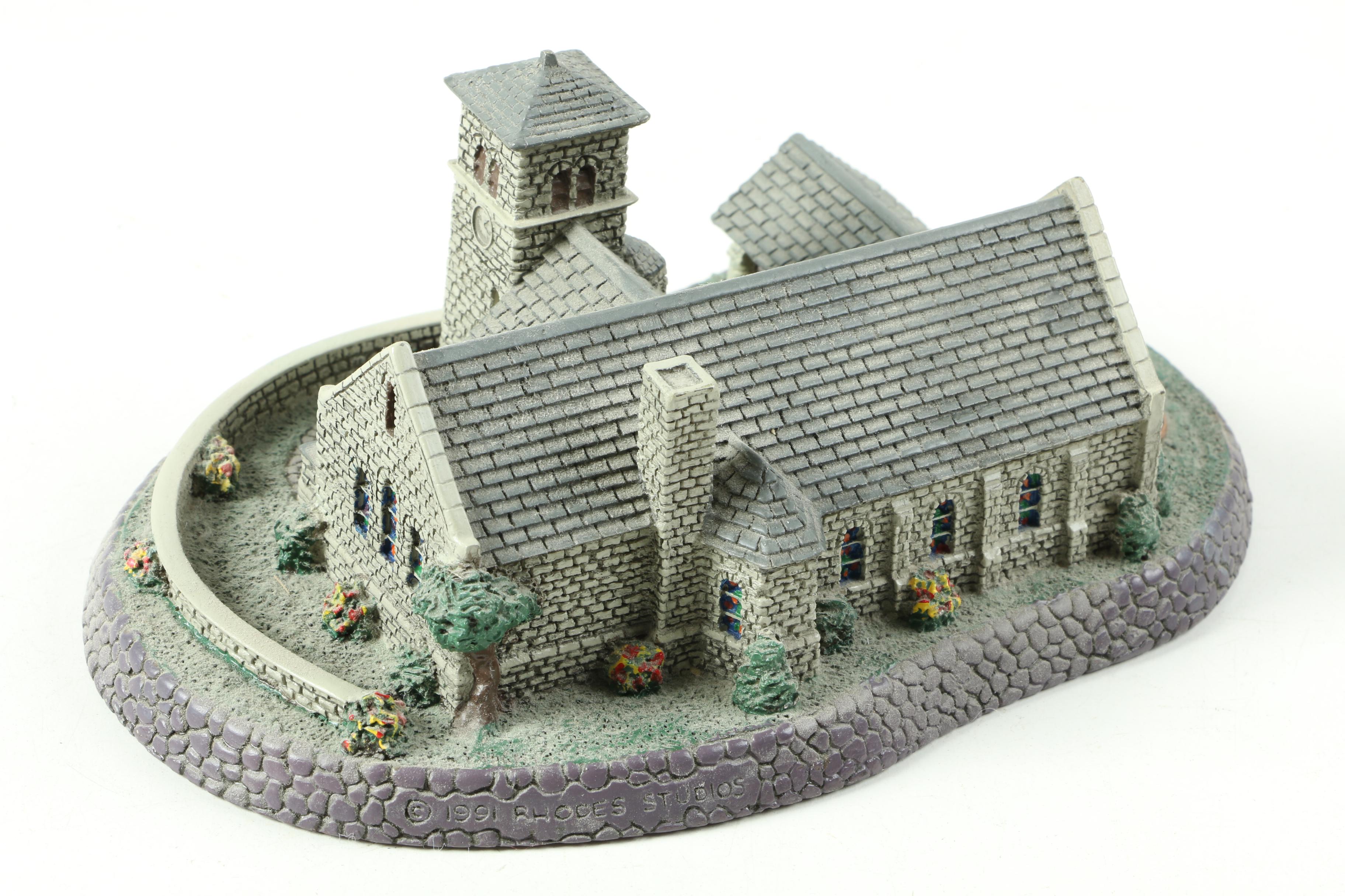 Limited Edition Rhodes Studios Norman Rockwell Village Figurines