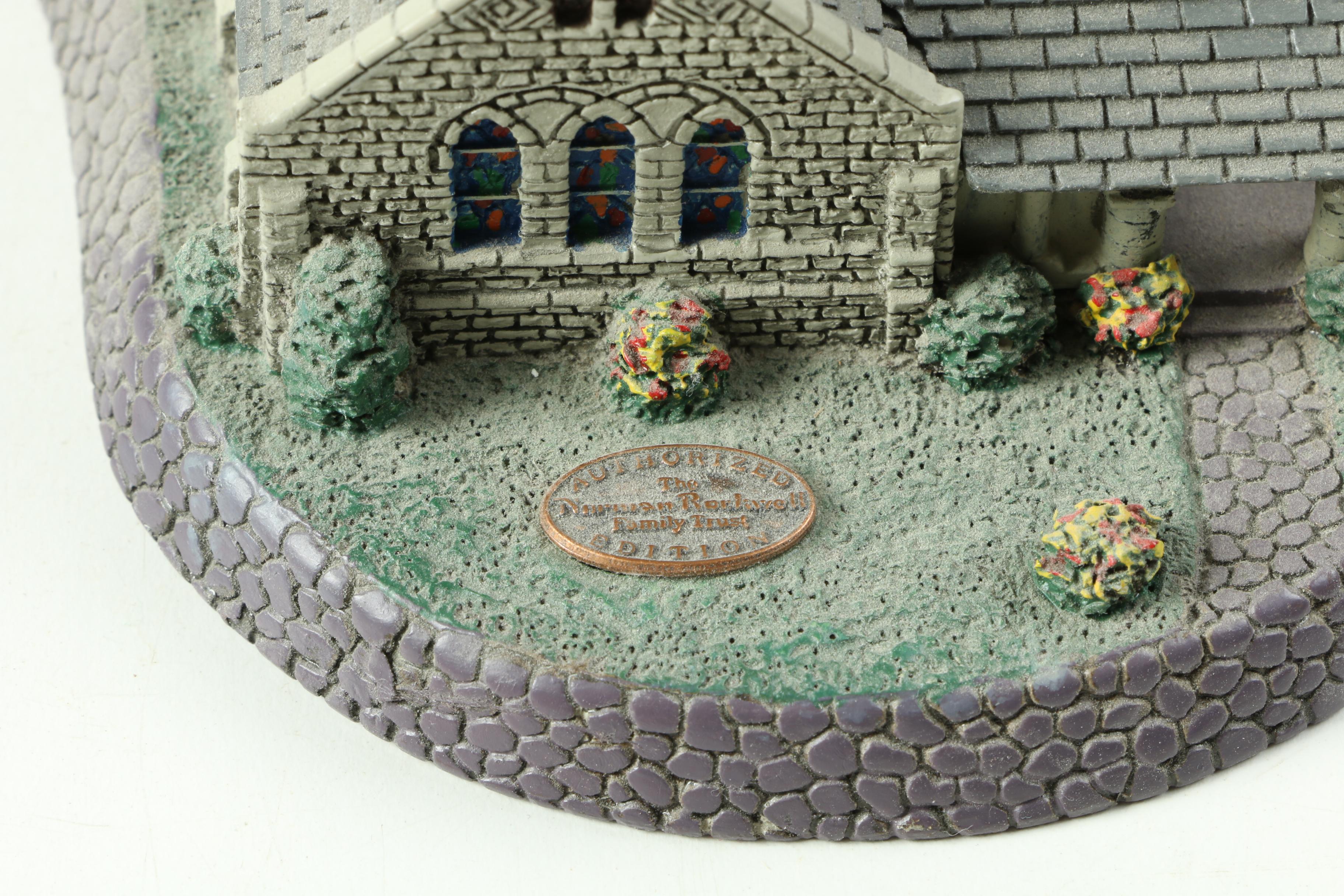 Limited Edition Rhodes Studios Norman Rockwell Village Figurines