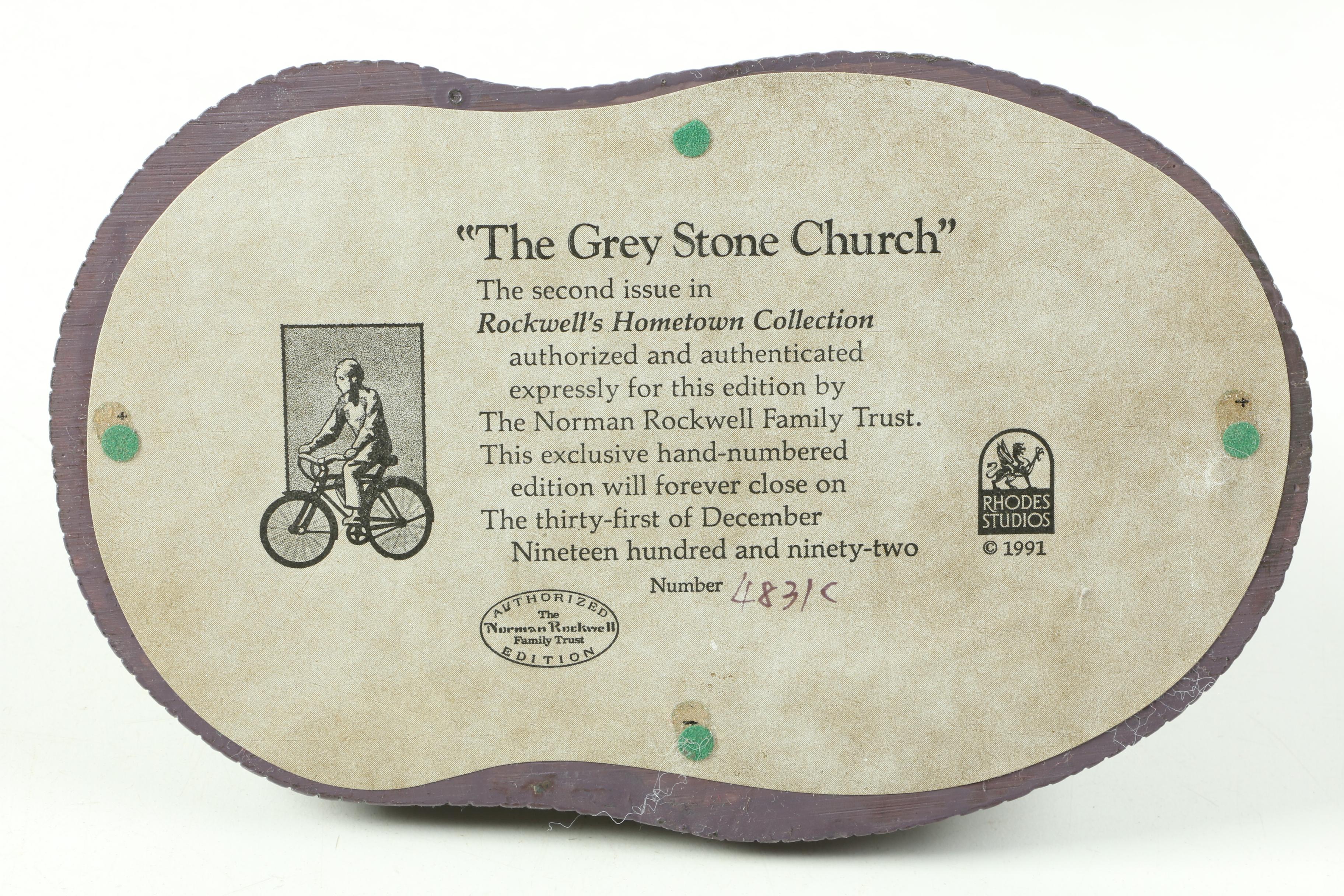 Limited Edition Rhodes Studios Norman Rockwell Village Figurines