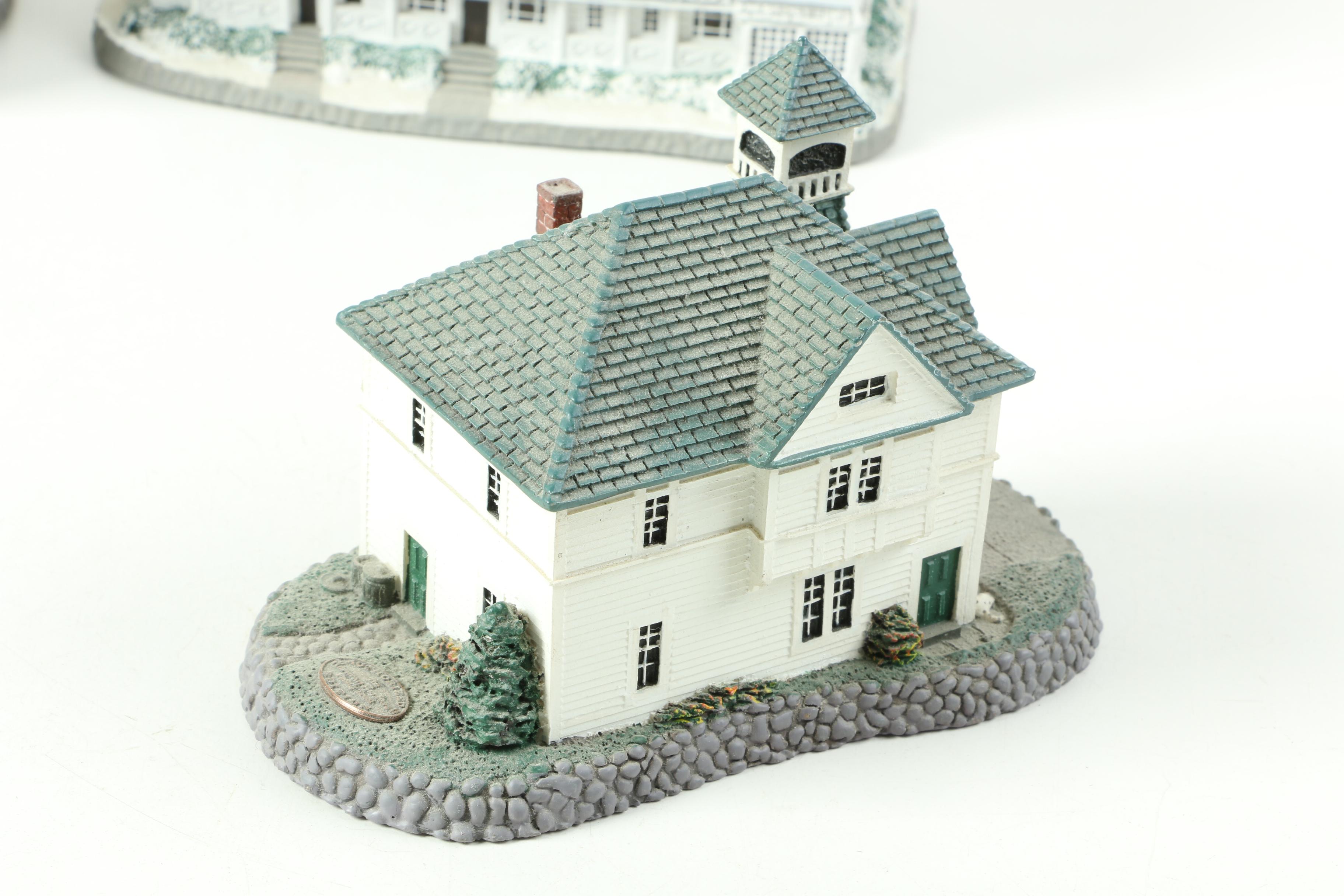 Limited Edition Rhodes Studios Norman Rockwell Village Figurines