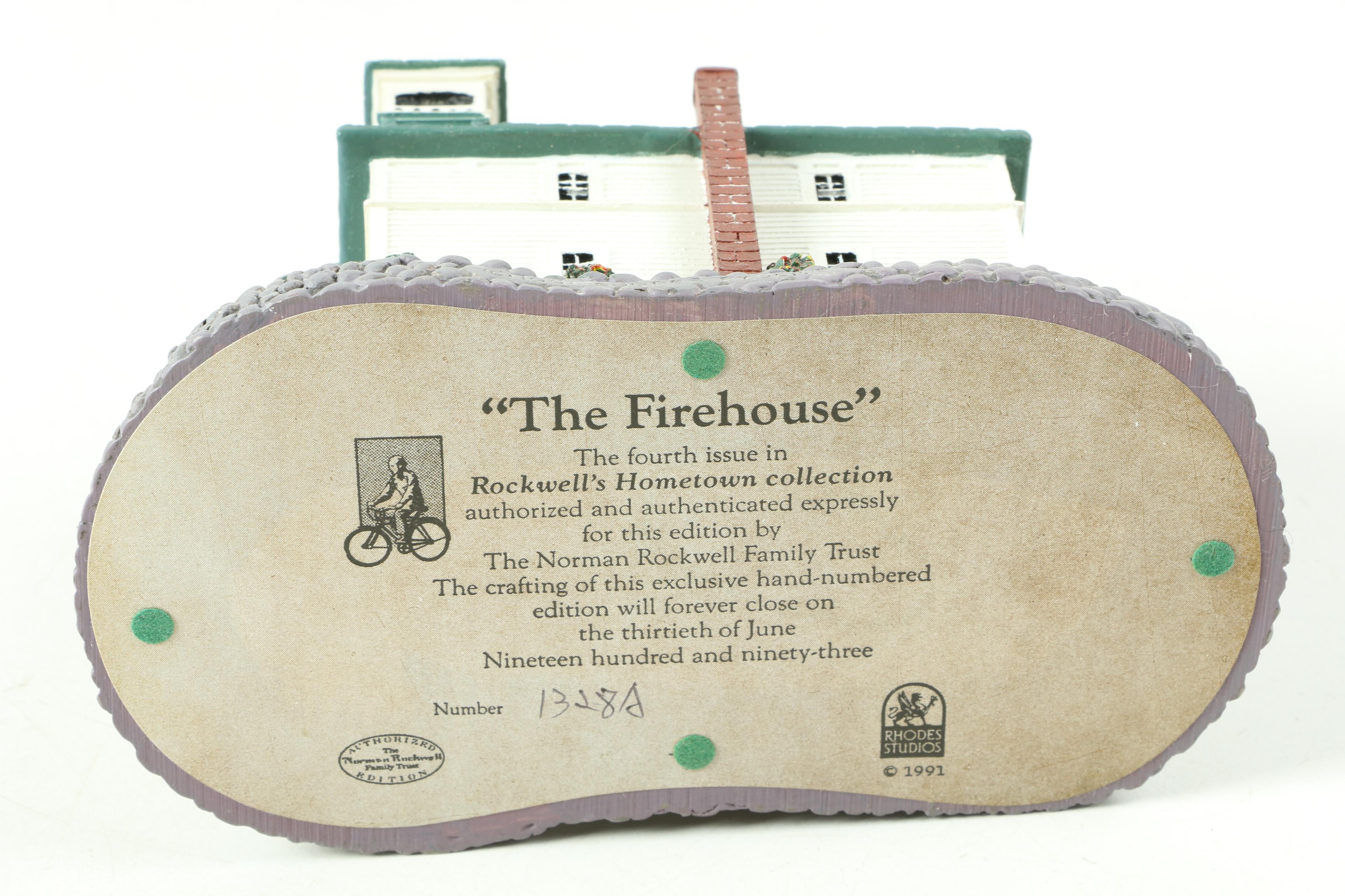 Limited Edition Rhodes Studios Norman Rockwell Village Figurines