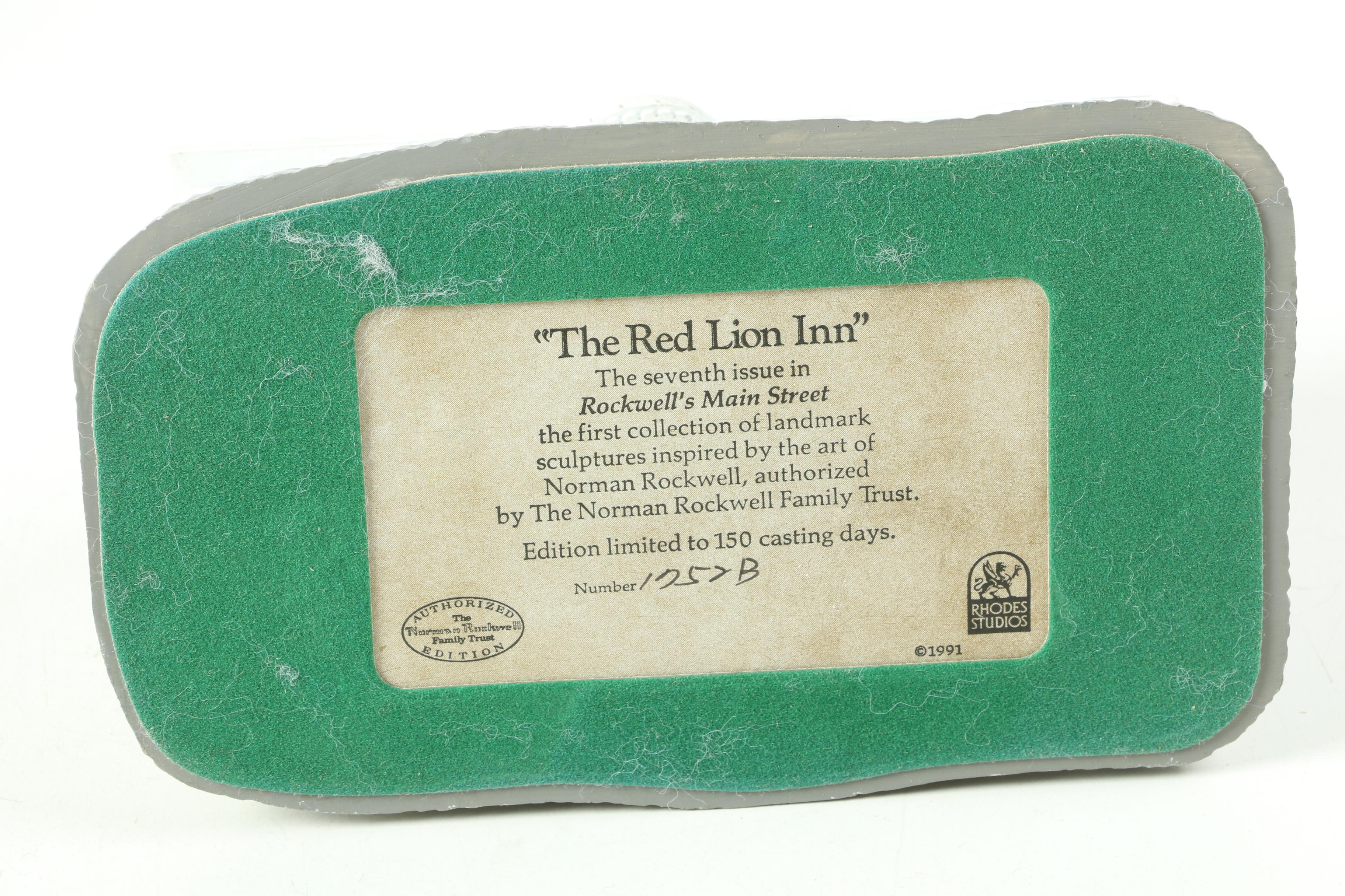 Limited Edition Rhodes Studios Norman Rockwell Village Figurines