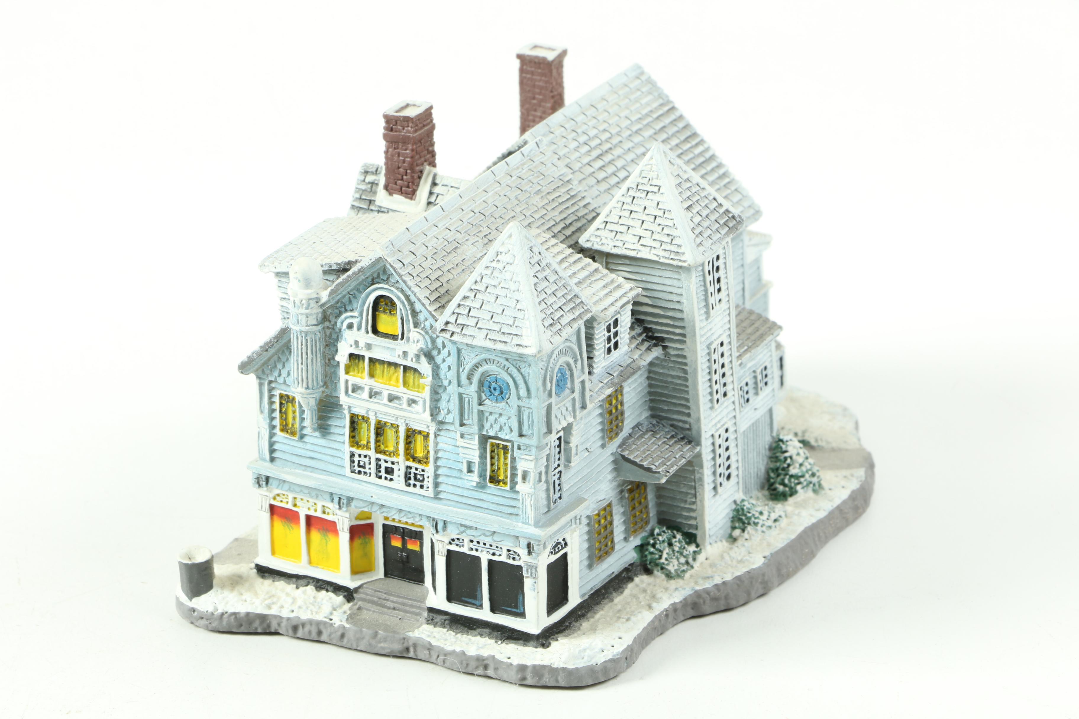 Limited Edition Rhodes Studios Norman Rockwell Village Figurines