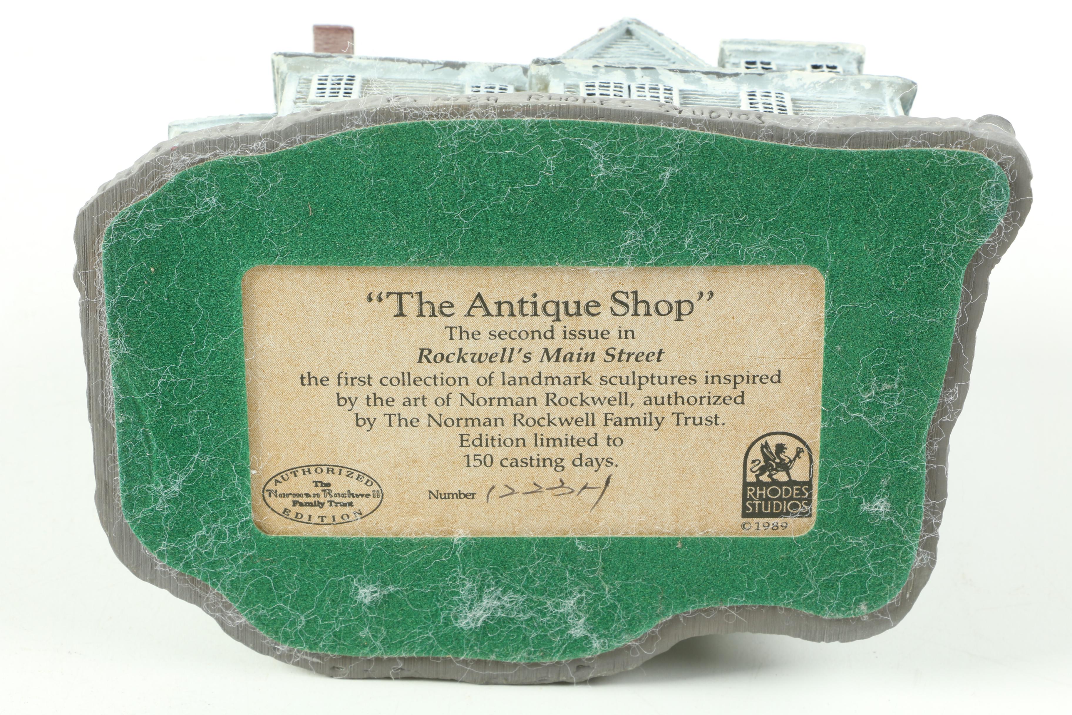 Limited Edition Rhodes Studios Norman Rockwell Village Figurines