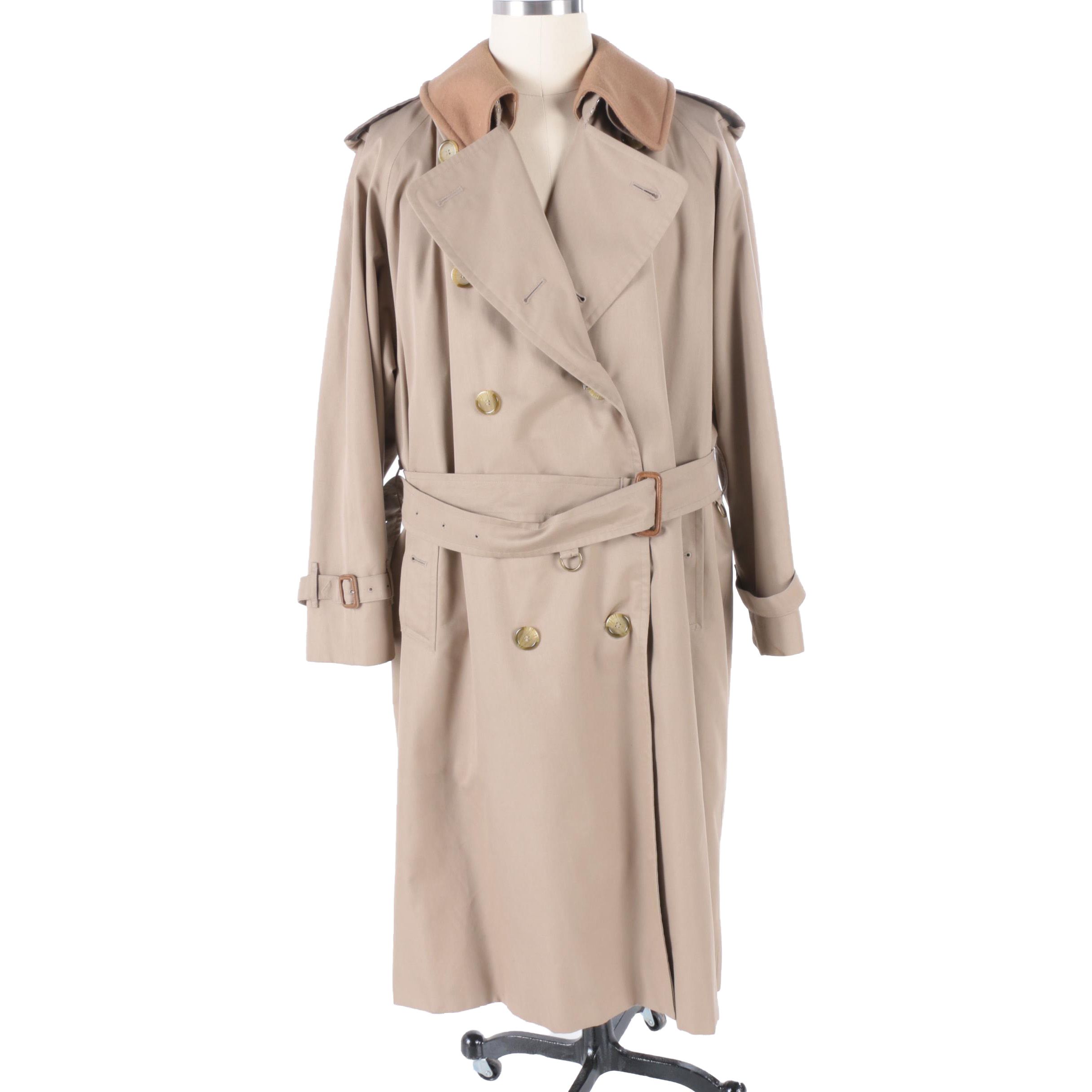 Men's Burberrys of London Double-Breasted Trench Coat