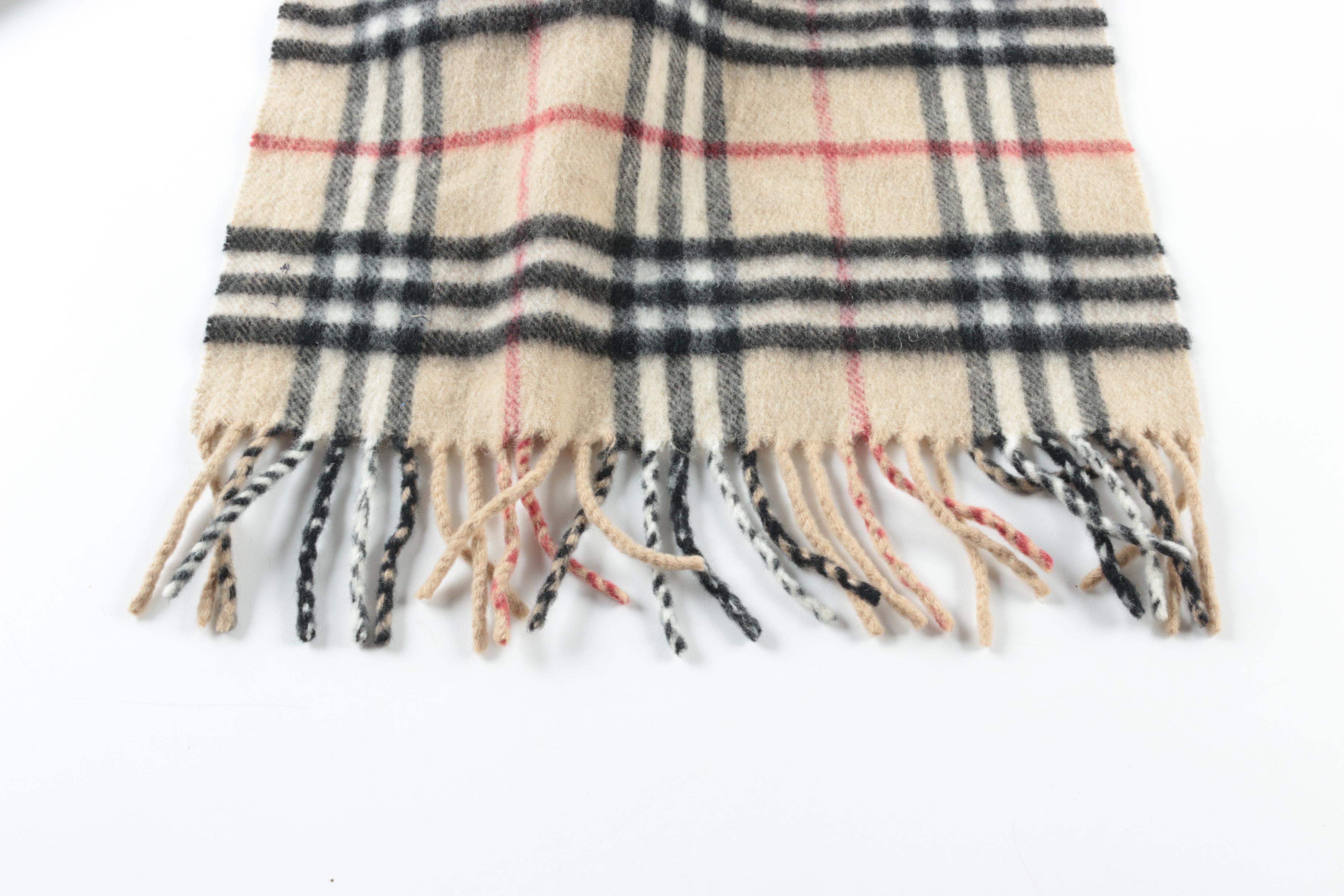 Burberry Nova Check Cashmere Scarf