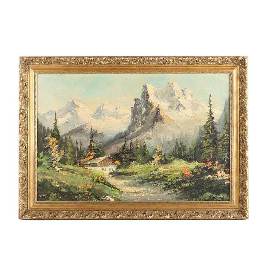 Engels Oil Painting of Landscape