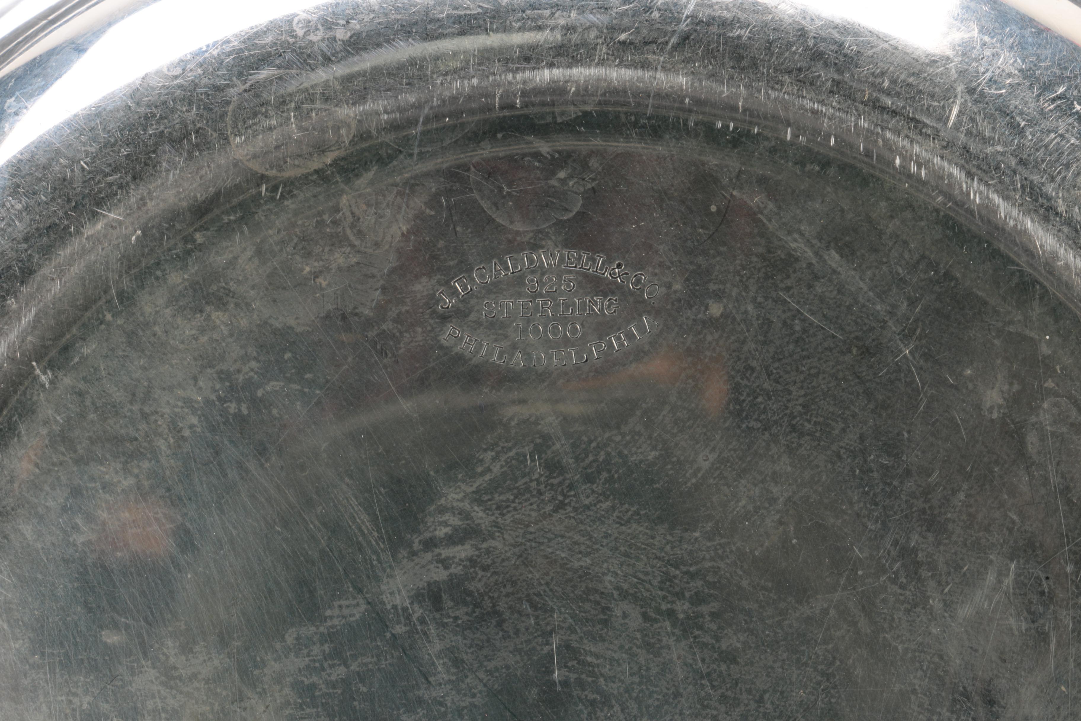 Frank M. Whiting & Co. Sterling Silver Monogrammed Bowl