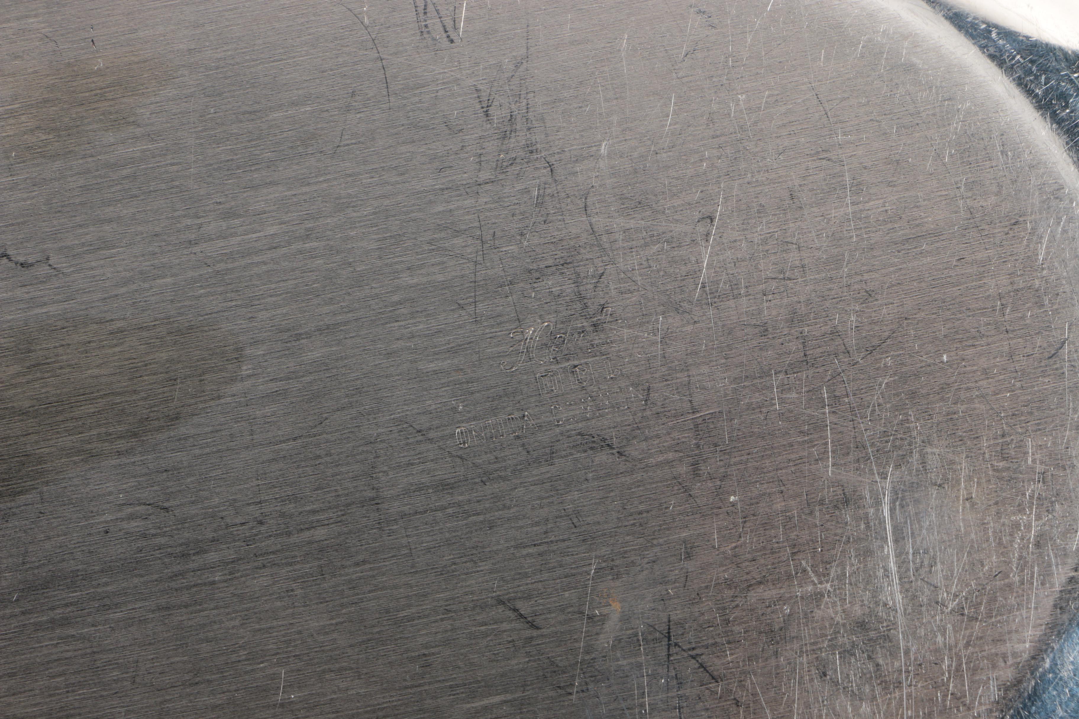 Webster Wilcox Silver Plate Oval Trays and Oval Oneida Silver Plate Dish