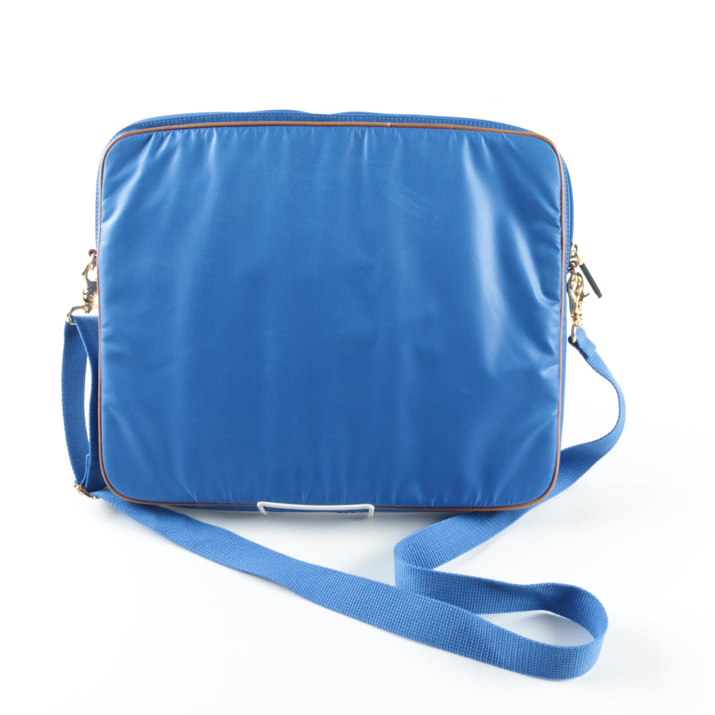 Tory Burch Blue Laptop Bag