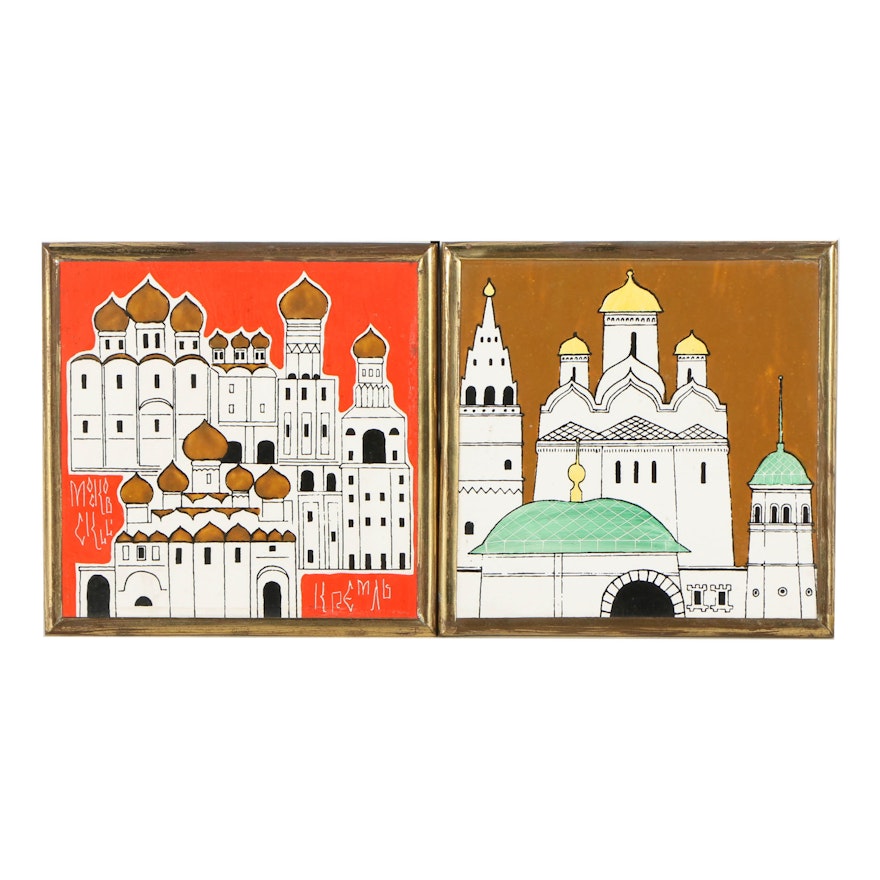 Eastern European Decorative Ceramic Tiles