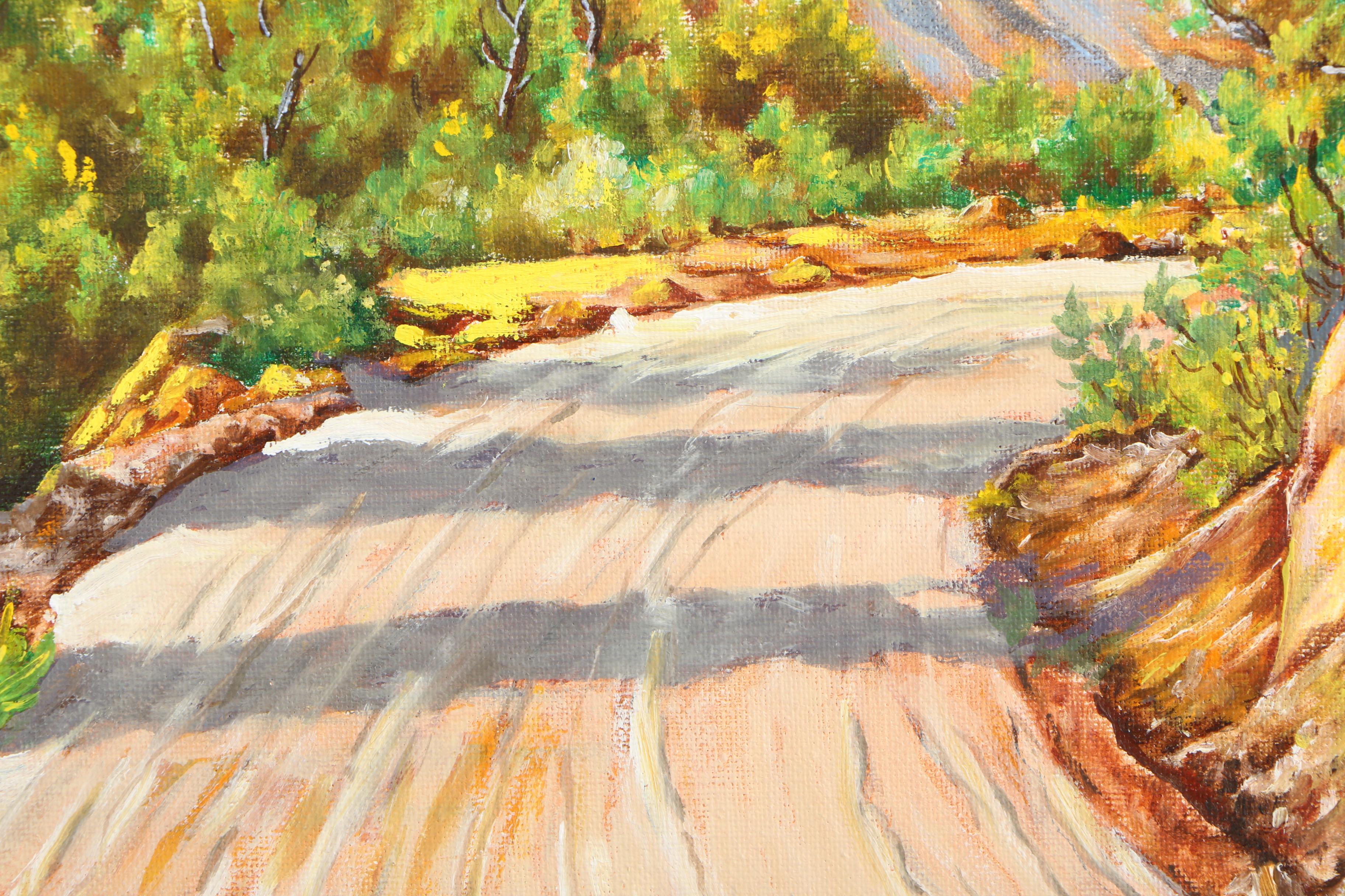 Irwin J. Sander 1972 Acrylic Painting