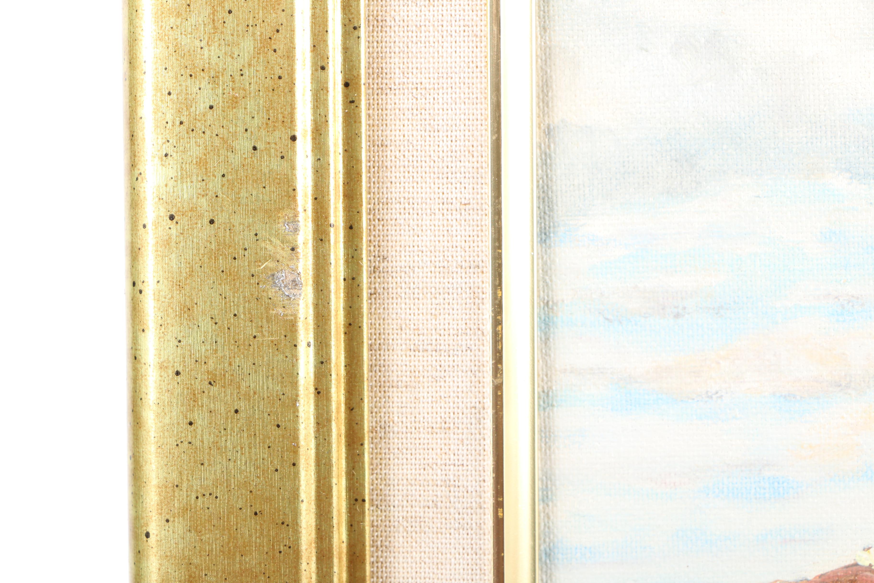 Irwin J. Sander 1972 Acrylic Painting