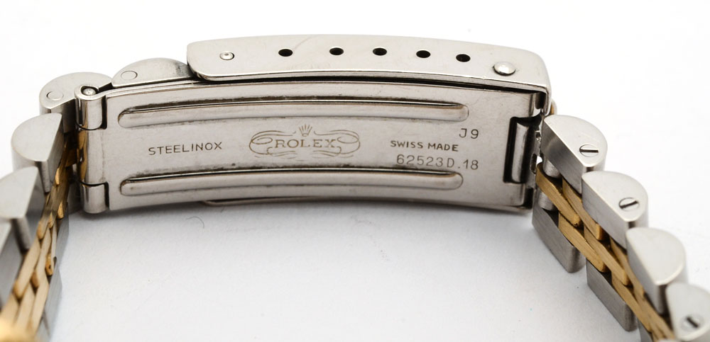 Rolex Oyster 18K Gold and Steel Perpetual Datejust Watch