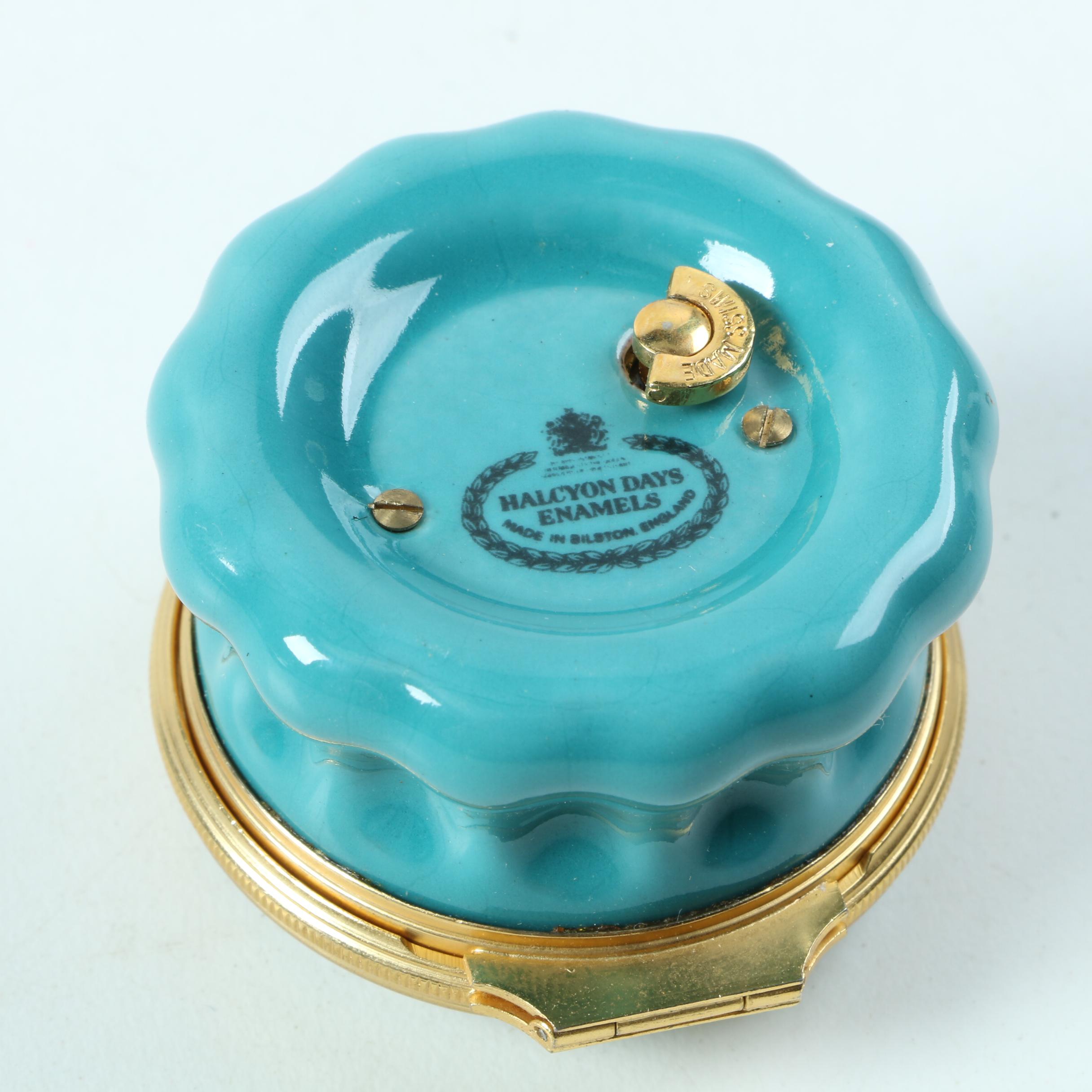 Halcyon Days Enamel Trinket Boxes